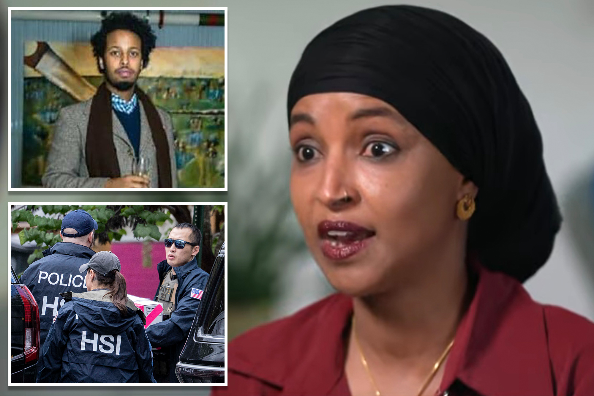 Ilhan Omar gives head-scratching response when asked if she’s related to ex-husband in first interview since DC raid