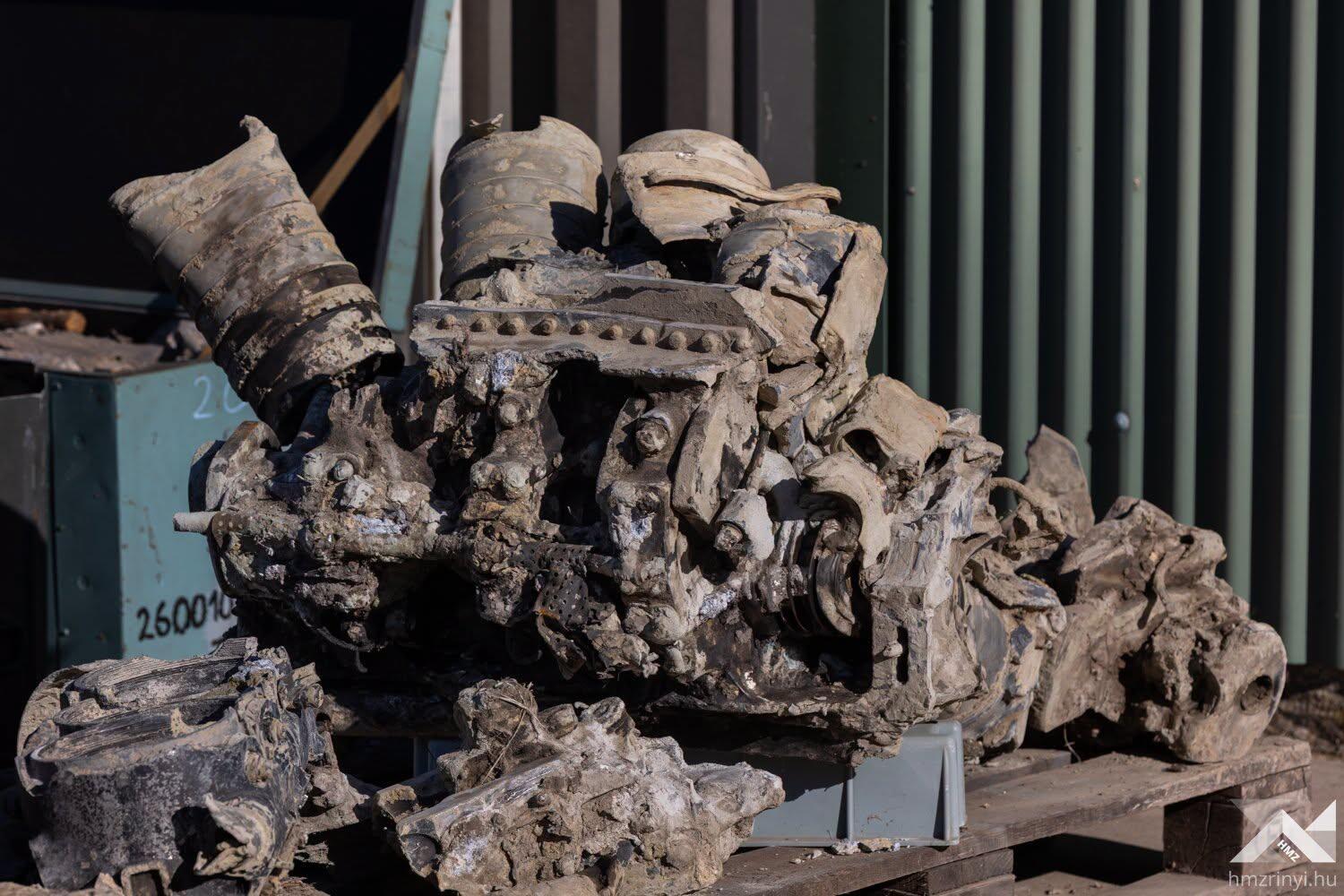 WWII fighter plane wreckage, pilot's personal items found underground
