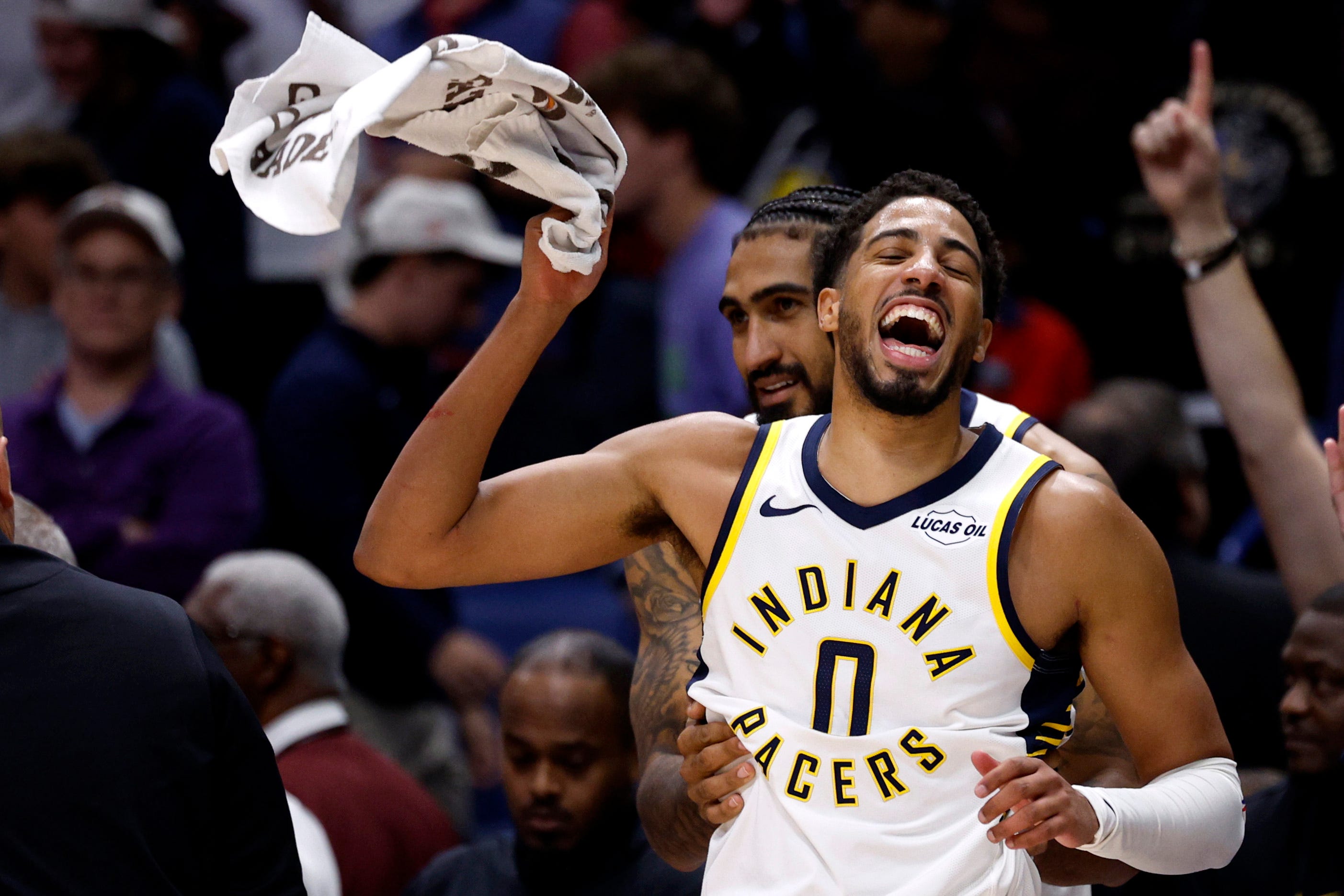 Tyrese Haliburton posts double-double in first NBA game in 16 months