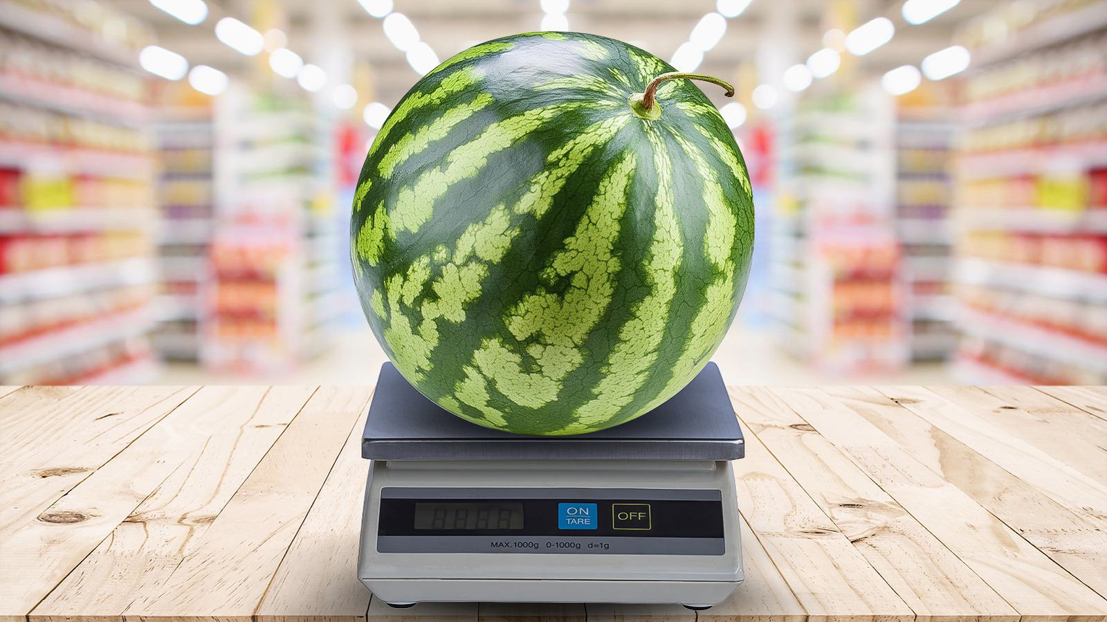 Don't Leave The Grocery Store Before Weighing Your Watermelon. Here's Why