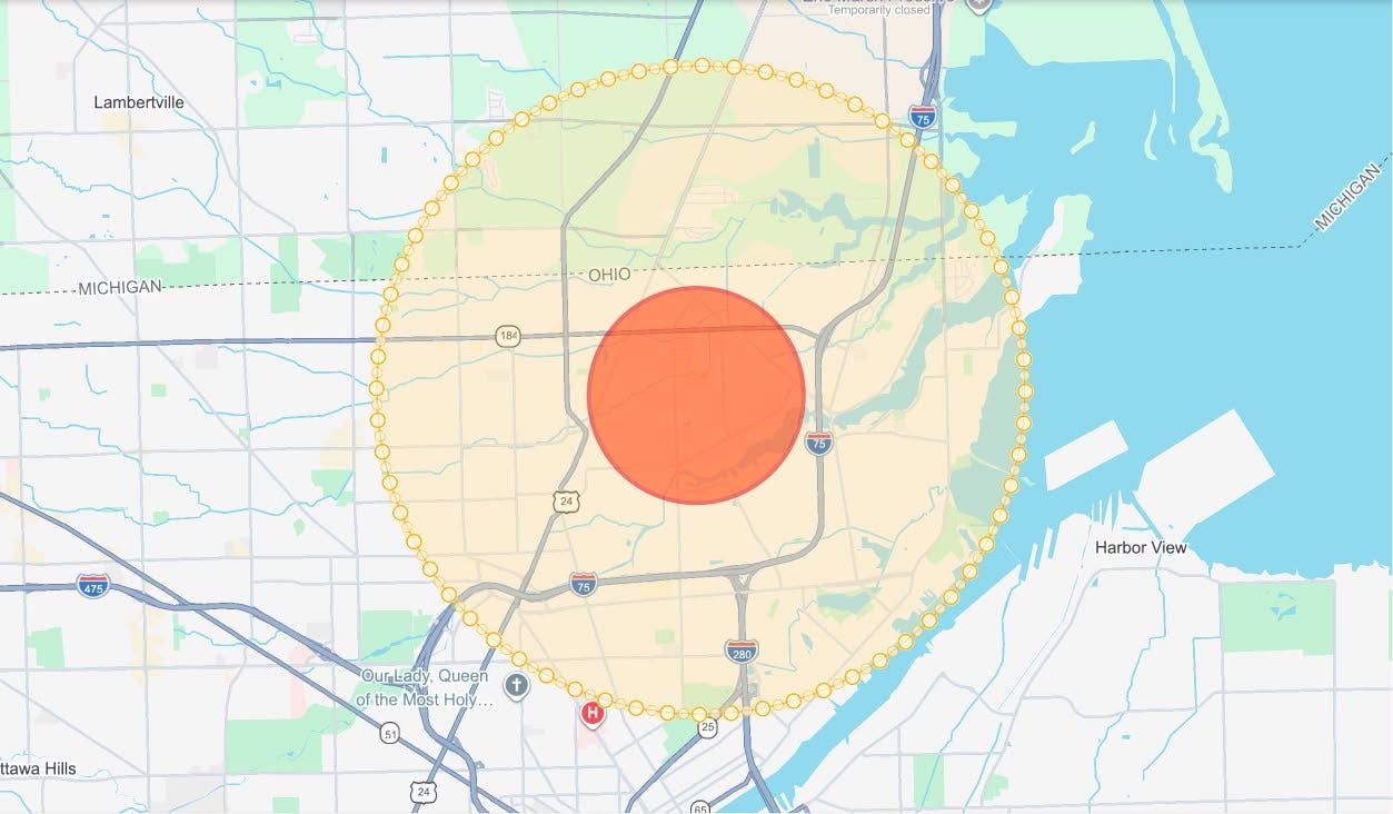 Ohio chemical leak eases as hospitals treat 35 people