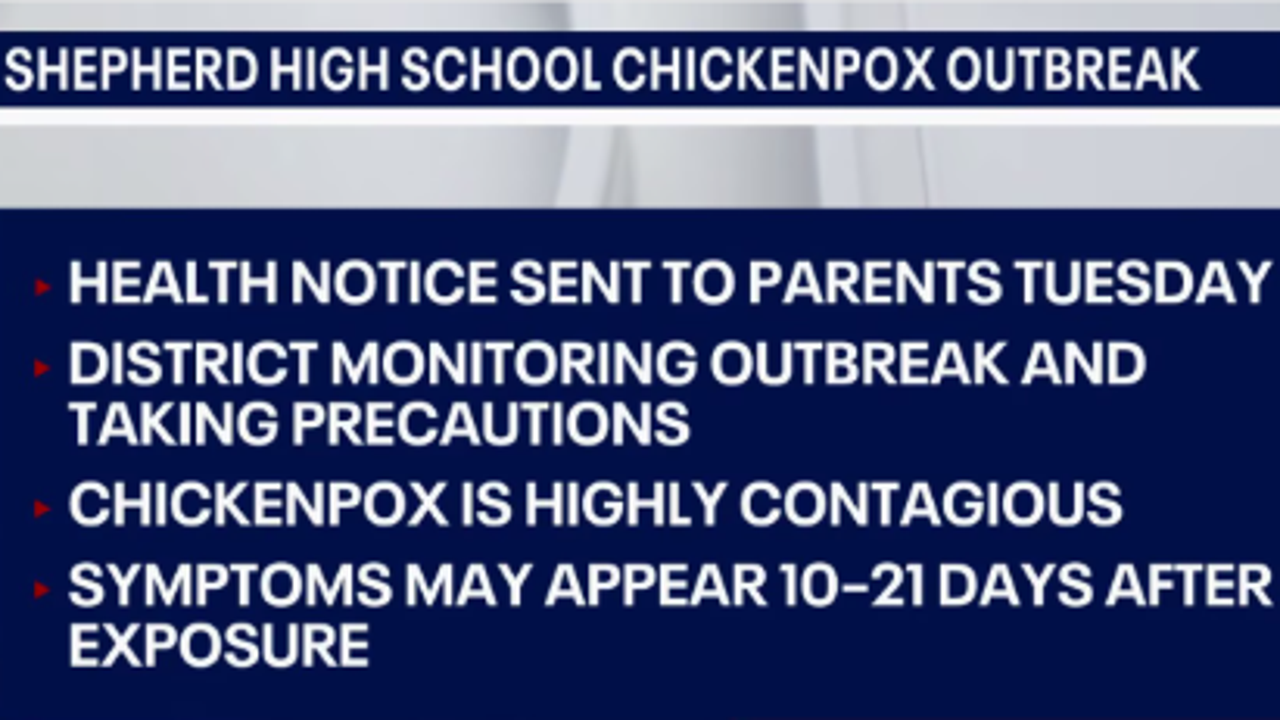 Chickenpox outbreak at Shepherd High School: What parents should know - AOL