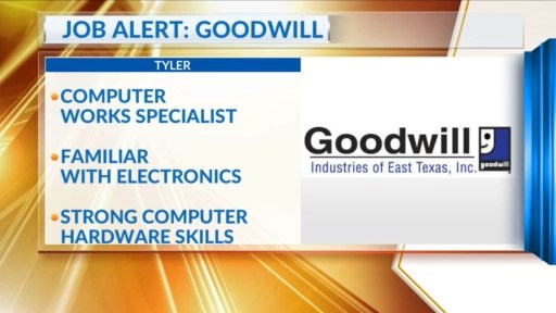 JOB ALERT: Computer Works Specialist wanted at Goodwill in Tyler - AOL