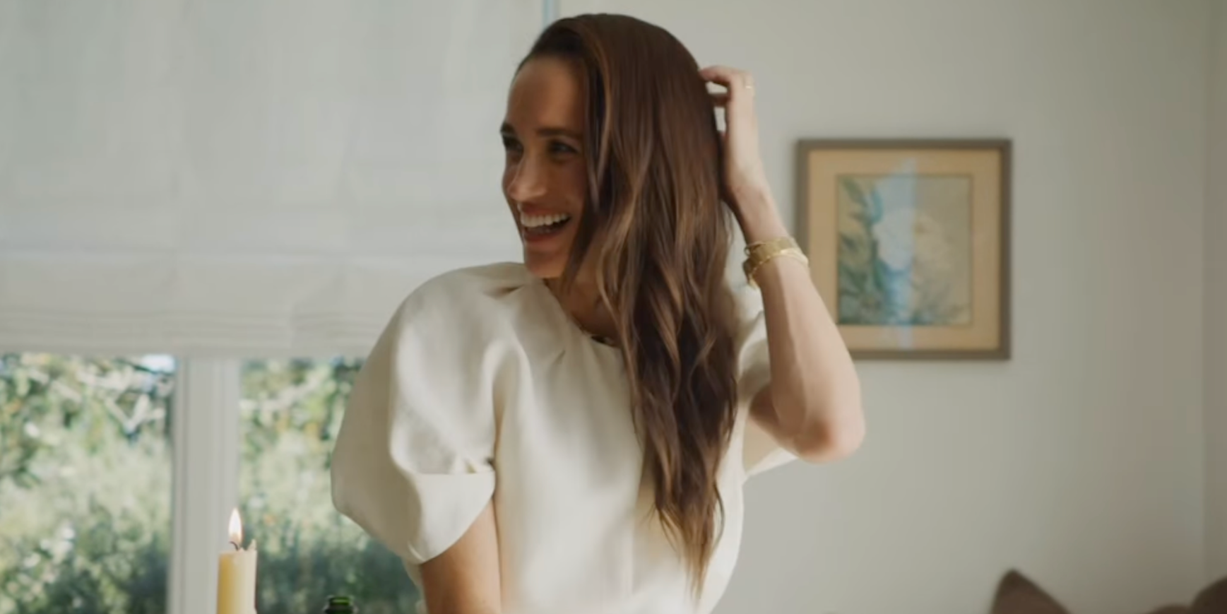 Duchess Meghan Kicks Off the Holiday Season in a Cream Puff-Sleeve Dress—Shop it Here