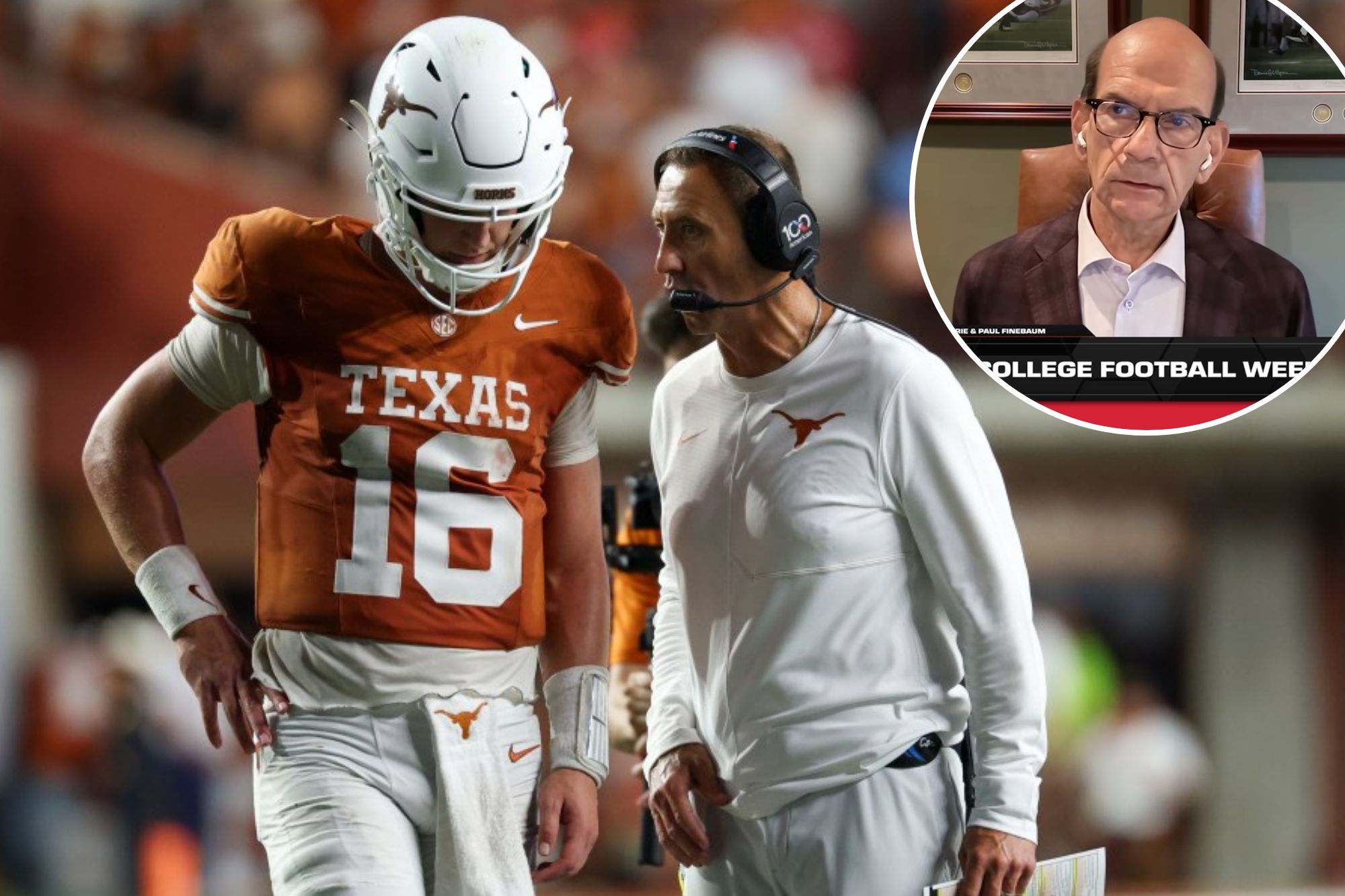 Paul Finebaum rips Steve Sarkisian as Arch Manning drama brews ...