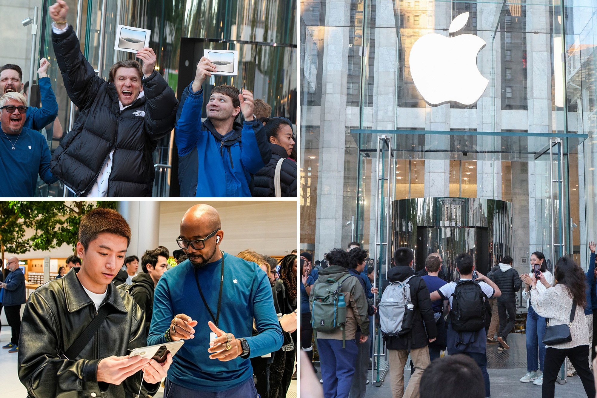 Apple fanatics line up overnight for new foldable iPhone Duo — but ...