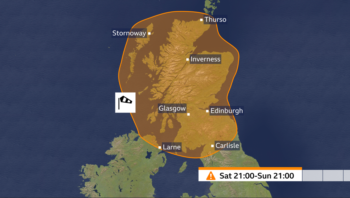 Storm Austen hits UK as yellow wind warnings in effect - AOL