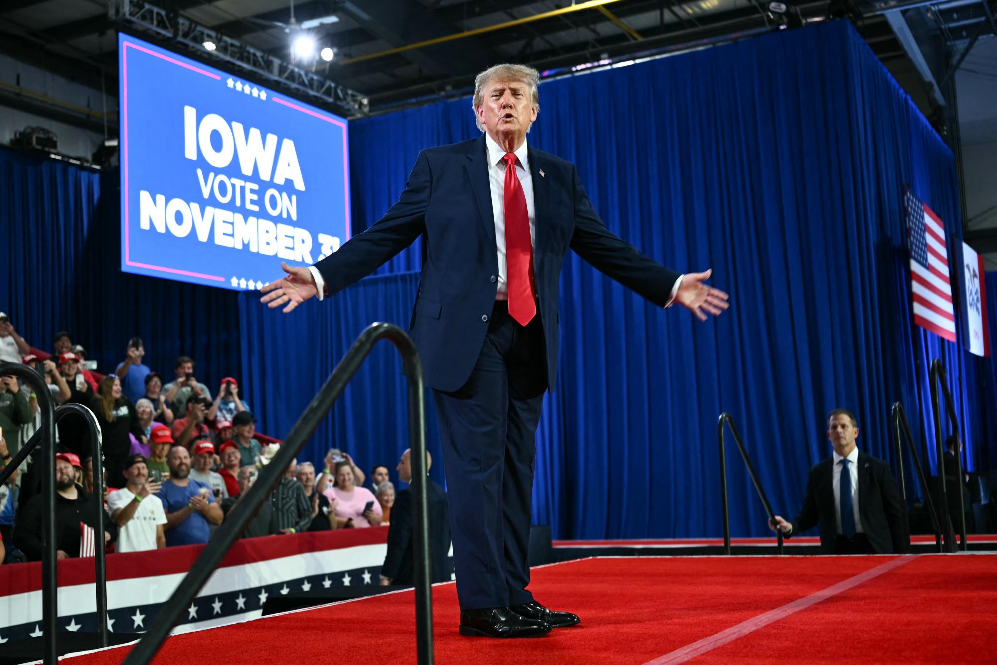 Trump jokes he has the ‘right' to run for a third term as president