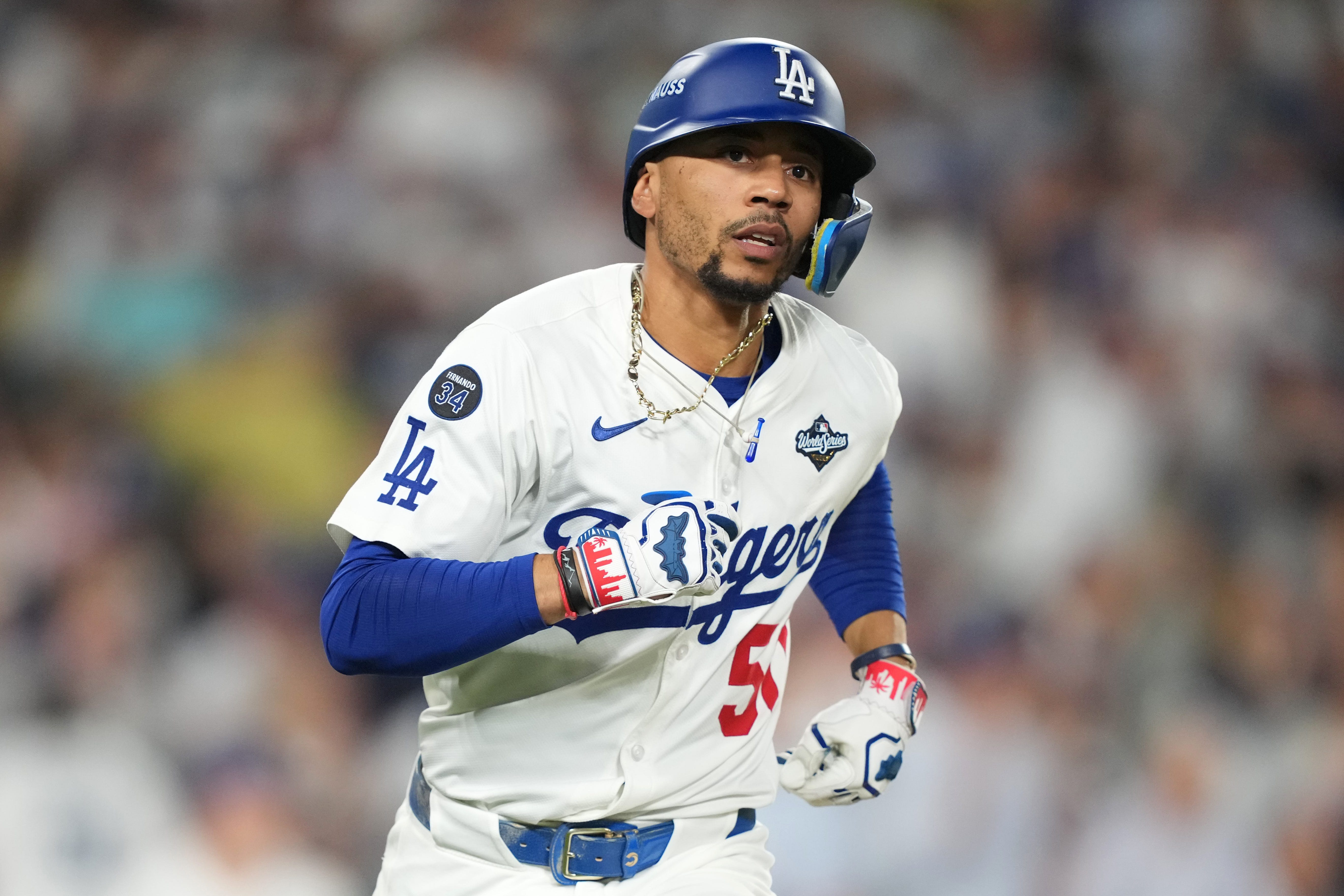 Los Angeles Dodgers shortstop Mookie Betts is among the players involved in the team's lineup changes for Game 5 of the 2025 World Series vs. the Toronto Blue Jays.
