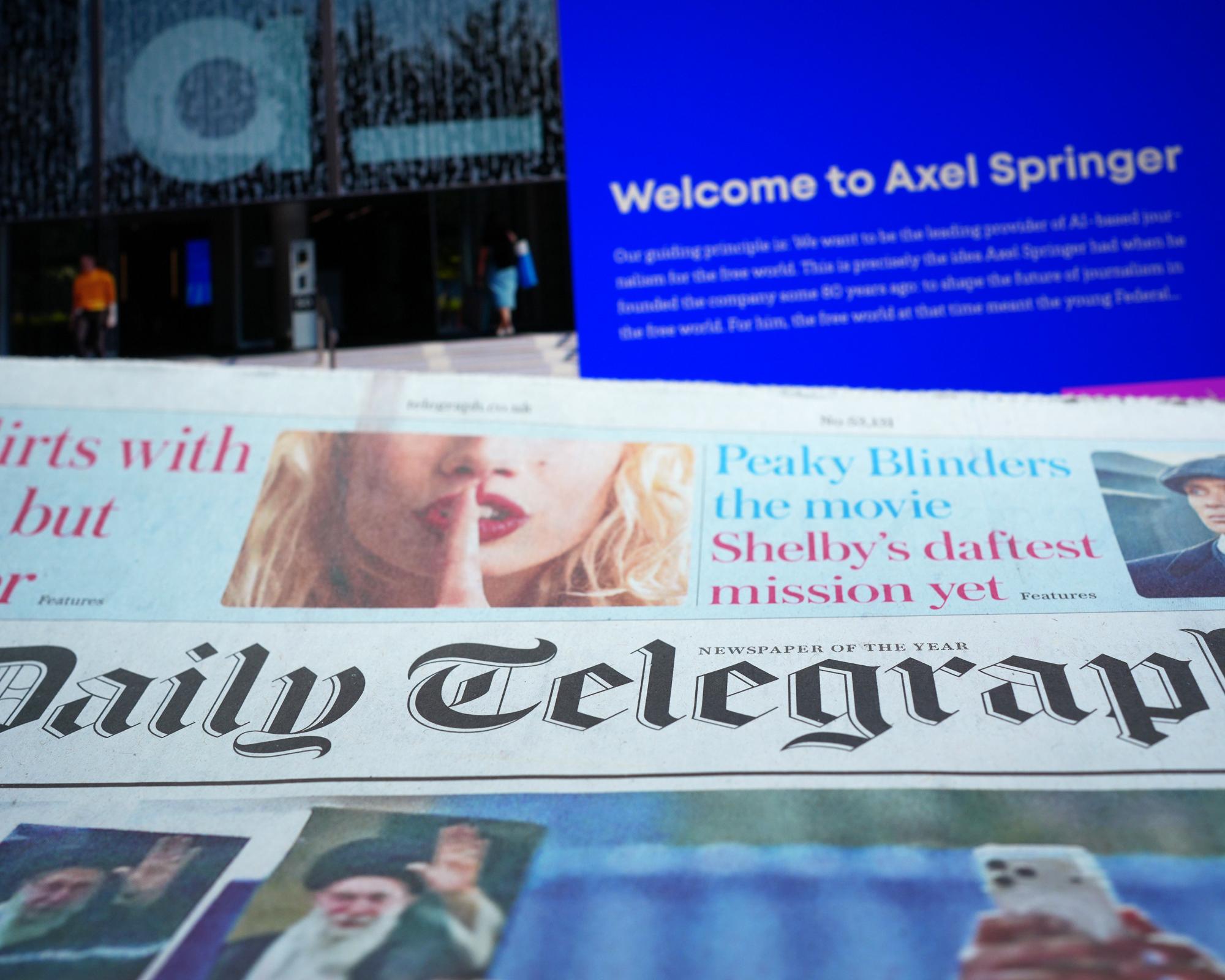 Telegraph cuts 100 jobs as new owner promises to turn paper into ‘AI-powered' global business
