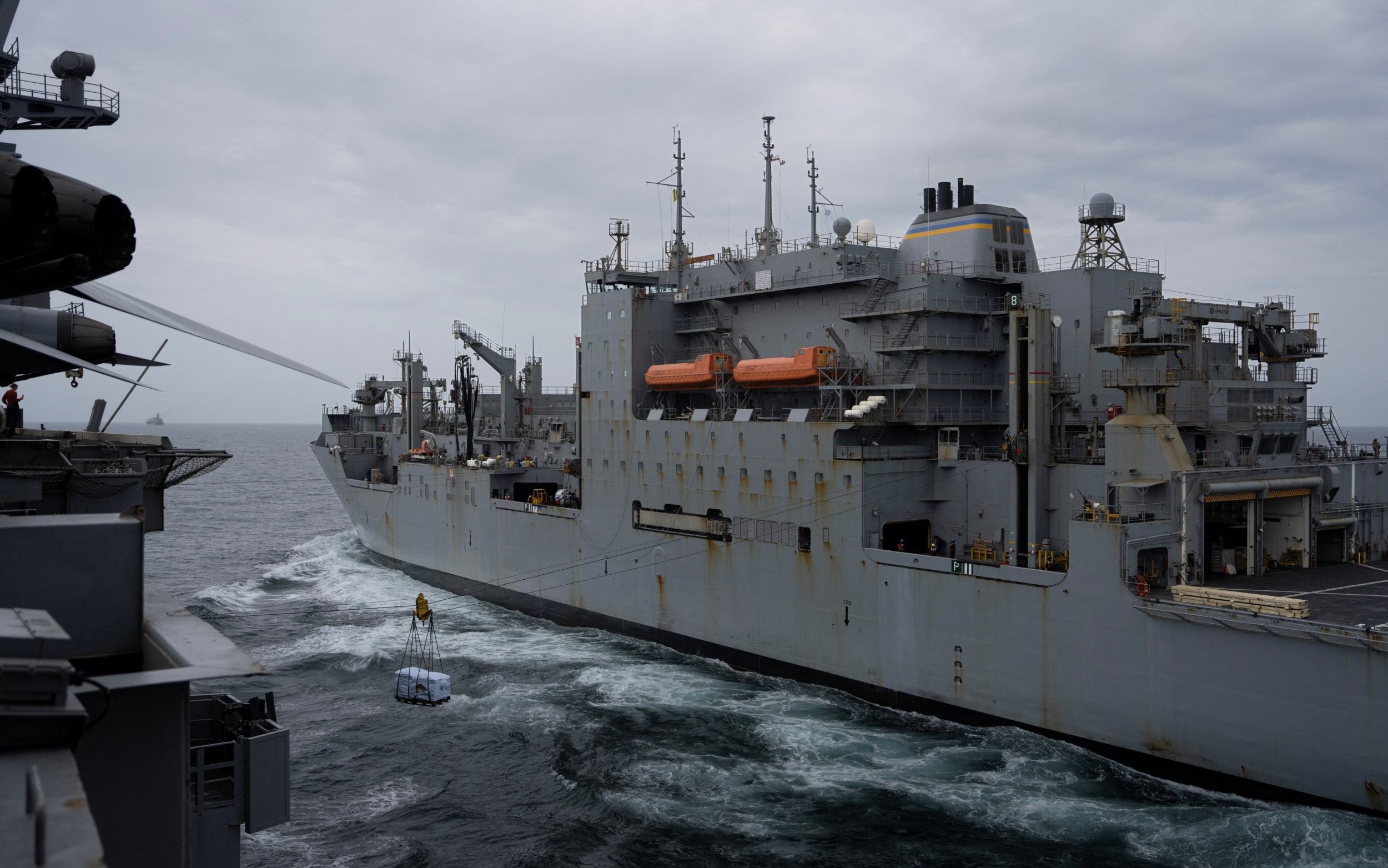 US Navy prepares indefinite Iran blockade as Houthi missiles target Riyadh