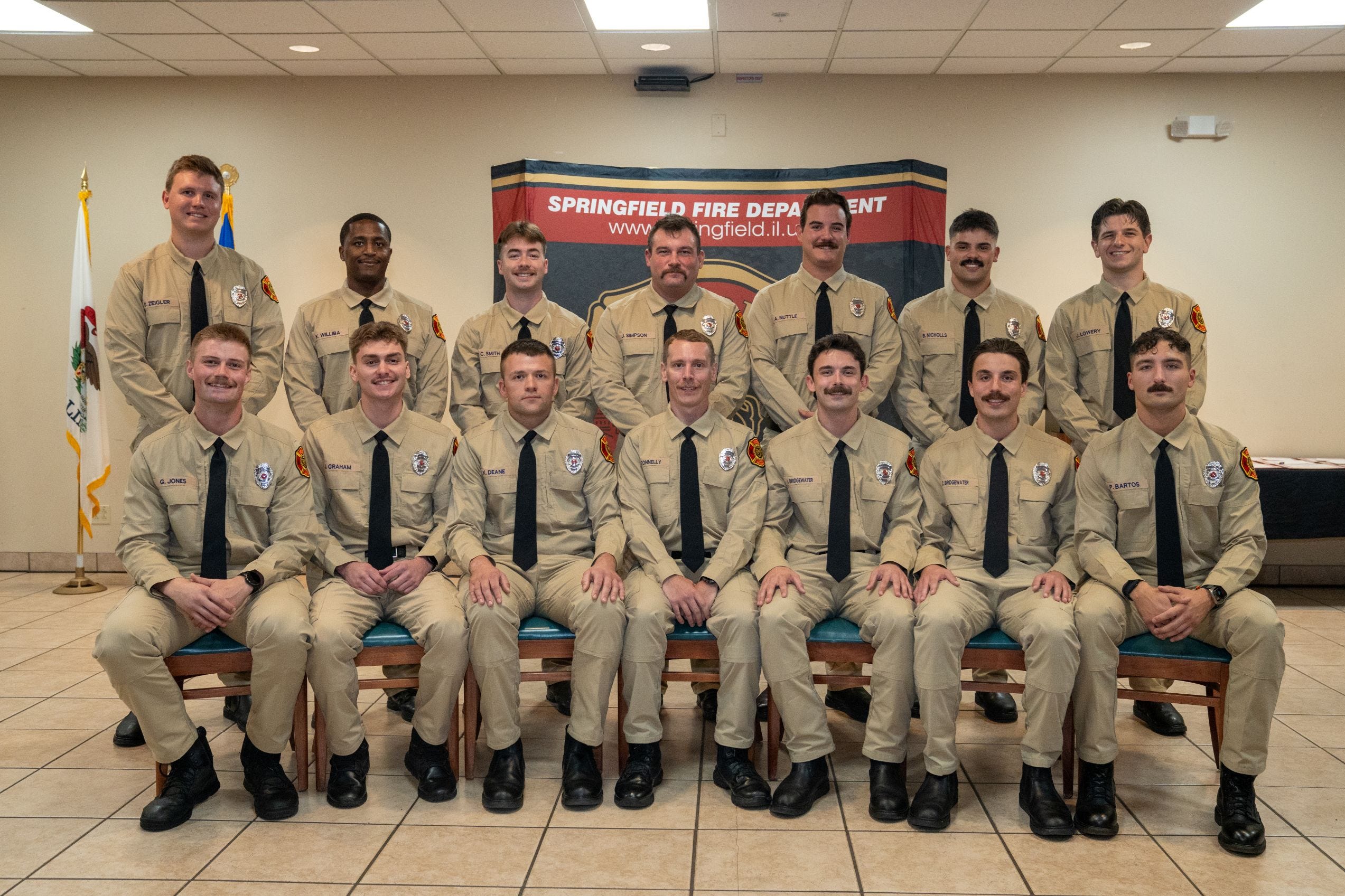 Springfield welcomes 14 new firefighters to Operations Division - AOL
