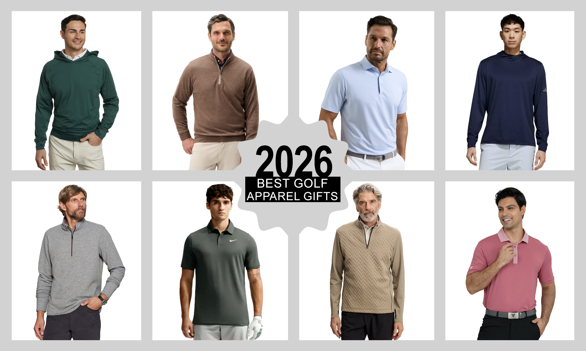 Best golf apparel gifts 2026: Shop polos, Q-zips, hoodies, vests and more