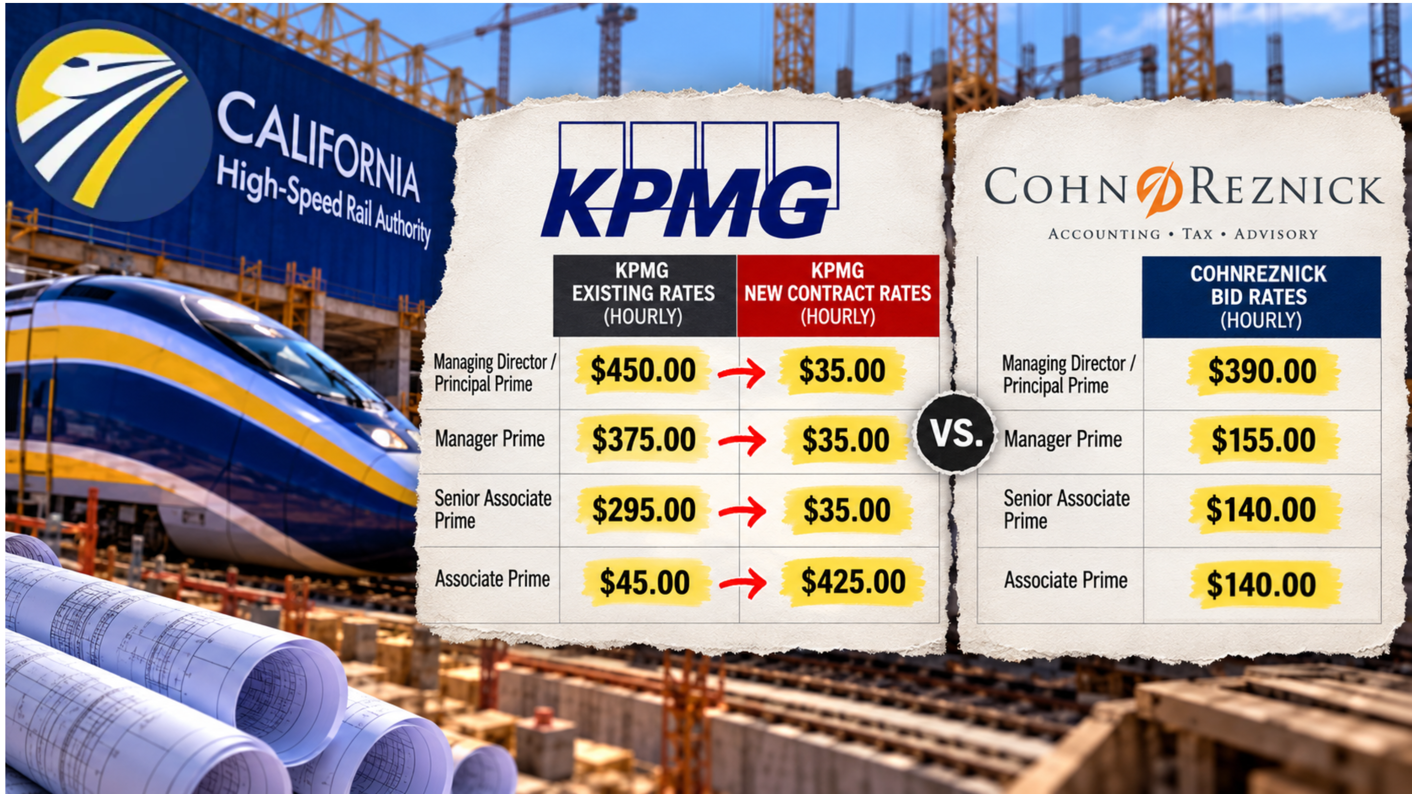 Did High-Speed Rail help consultants 