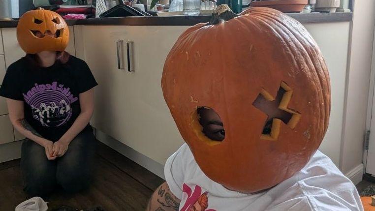 Pumpkin heads return after viral Halloween hit - AOL