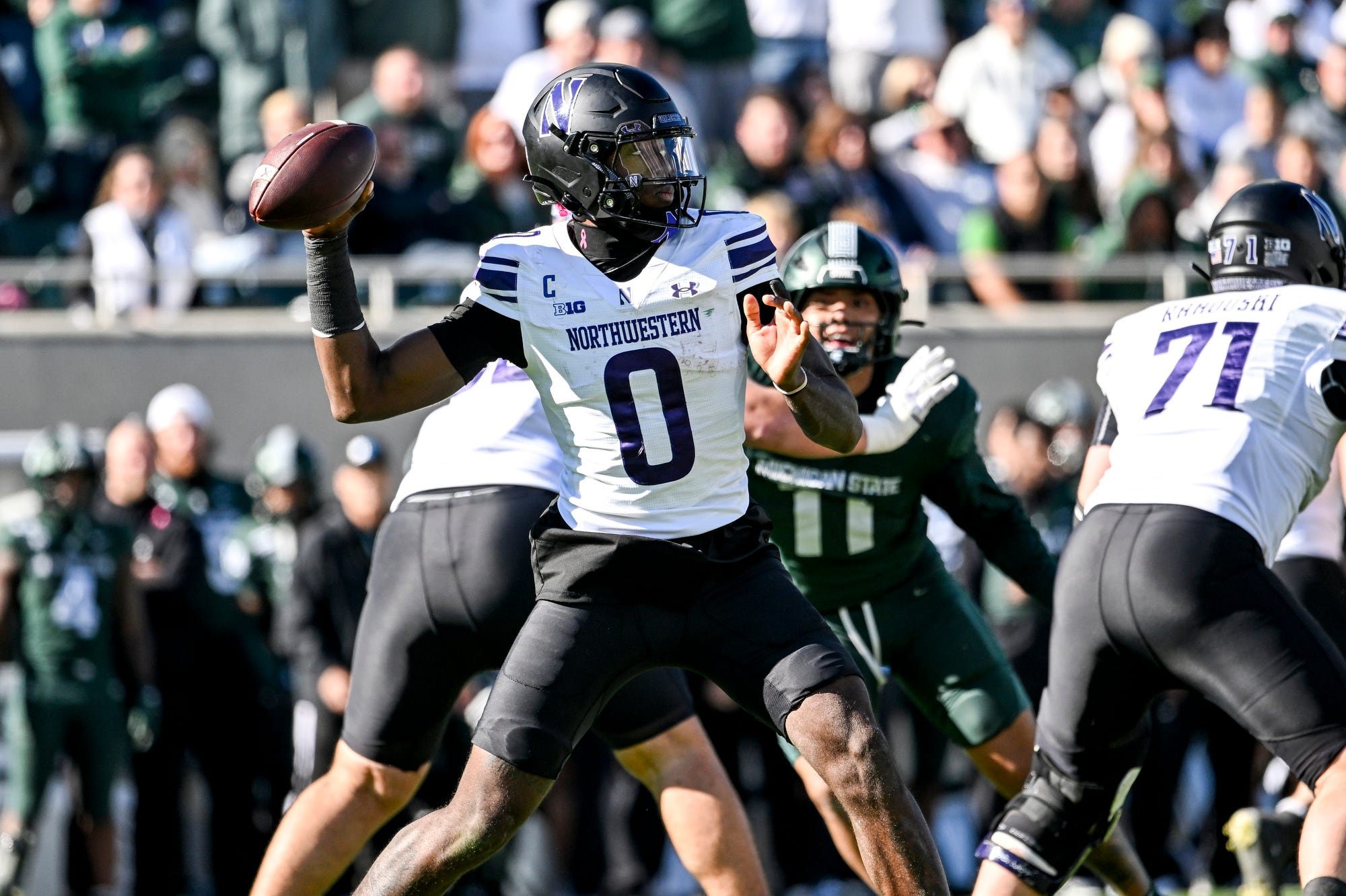 Week 9 College Football Rankings, Northwestern Wildcats