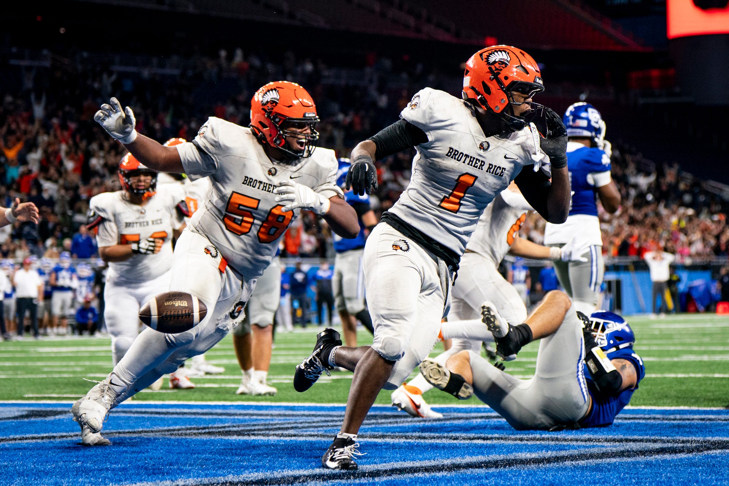 Bro Found Rice Brother Rice shocks No. 1 Novi Detroit CC in Prep Bowl OT thriller - AOL
