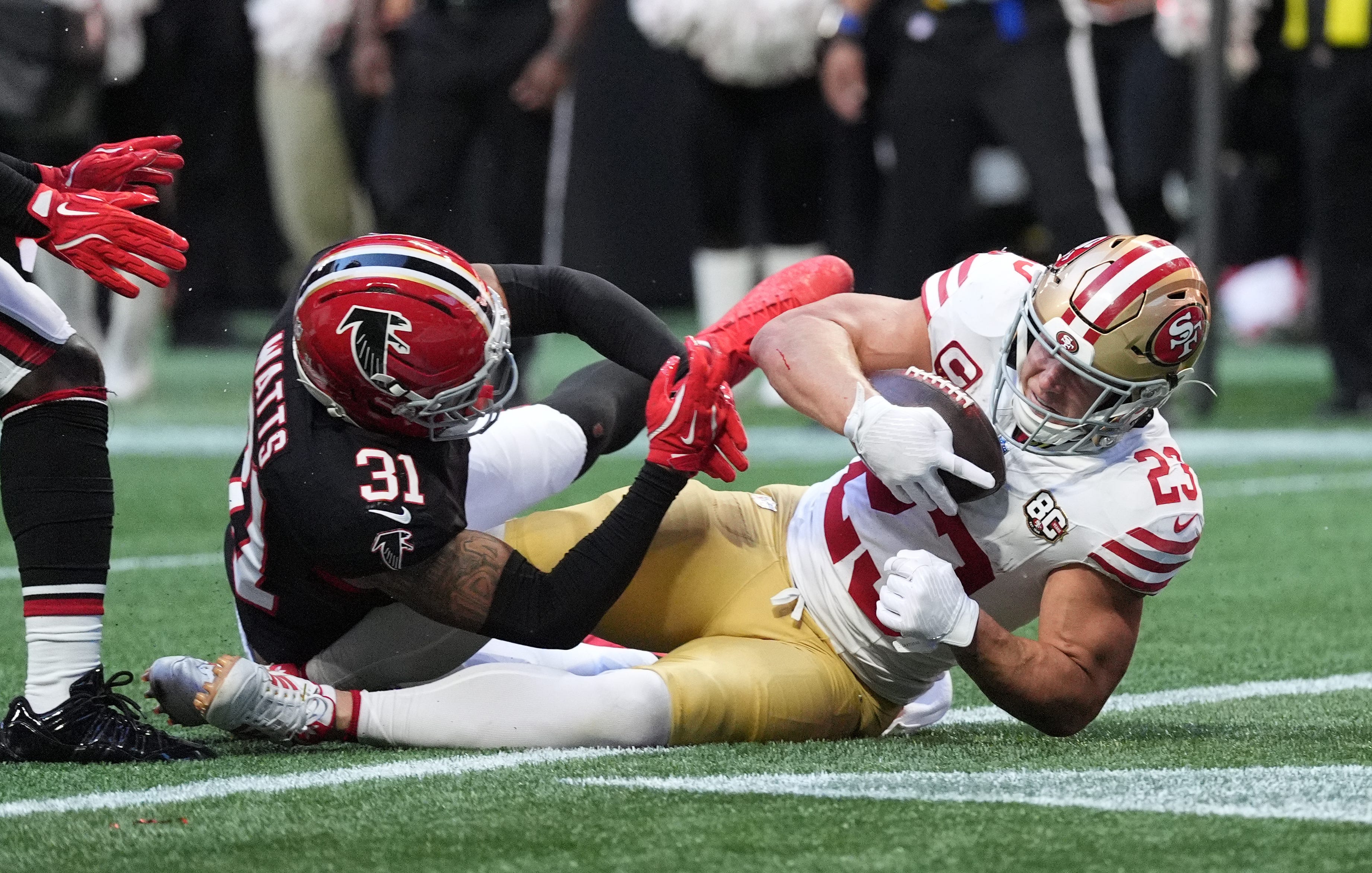 49ers RB Christian McCaffrey details 'frustrating' injury vs. Falcons