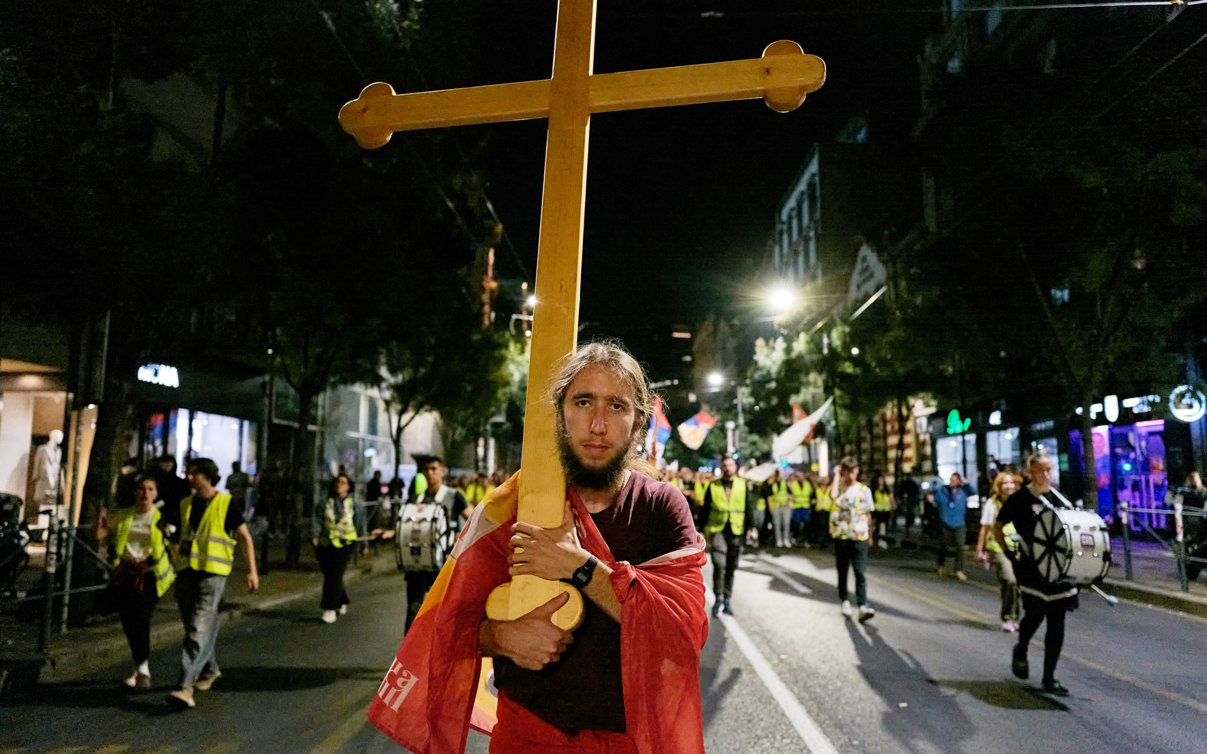 Putin’s last friend in Europe battles for survival against a faceless opposition