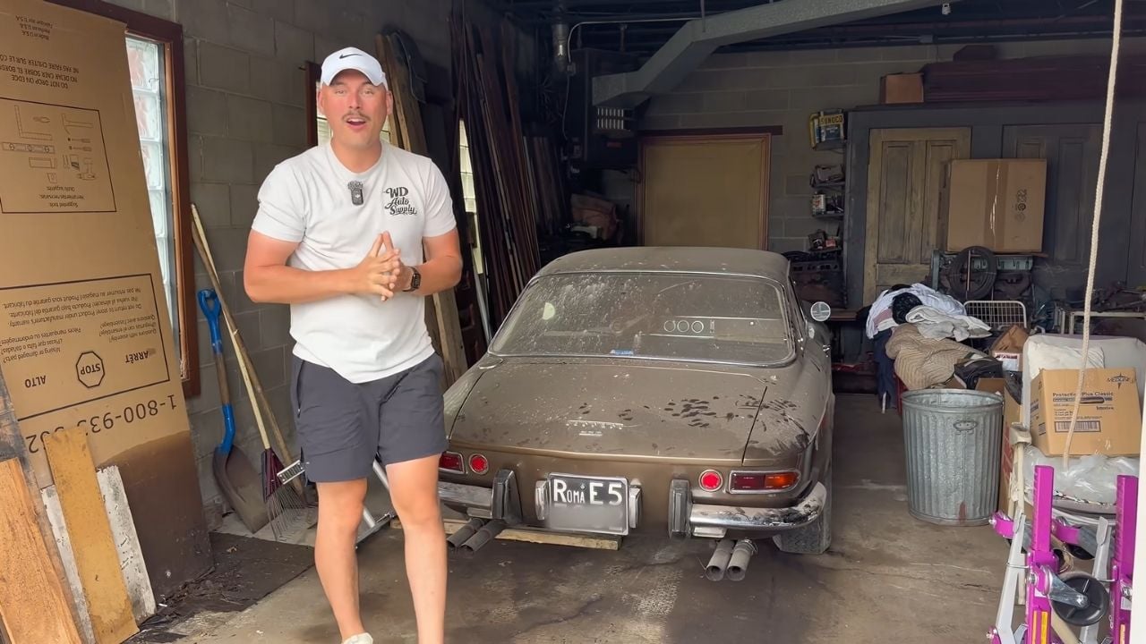 Ohio Detailers Clean a 1968 Ferrari 330 Found After Years in a ...