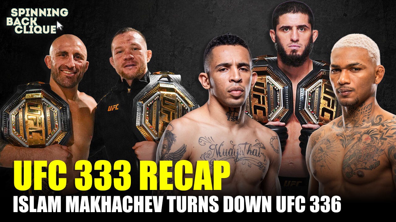 Spinning Back Clique: Alexander Volkanovski, Petr Yan win big at UFC ...