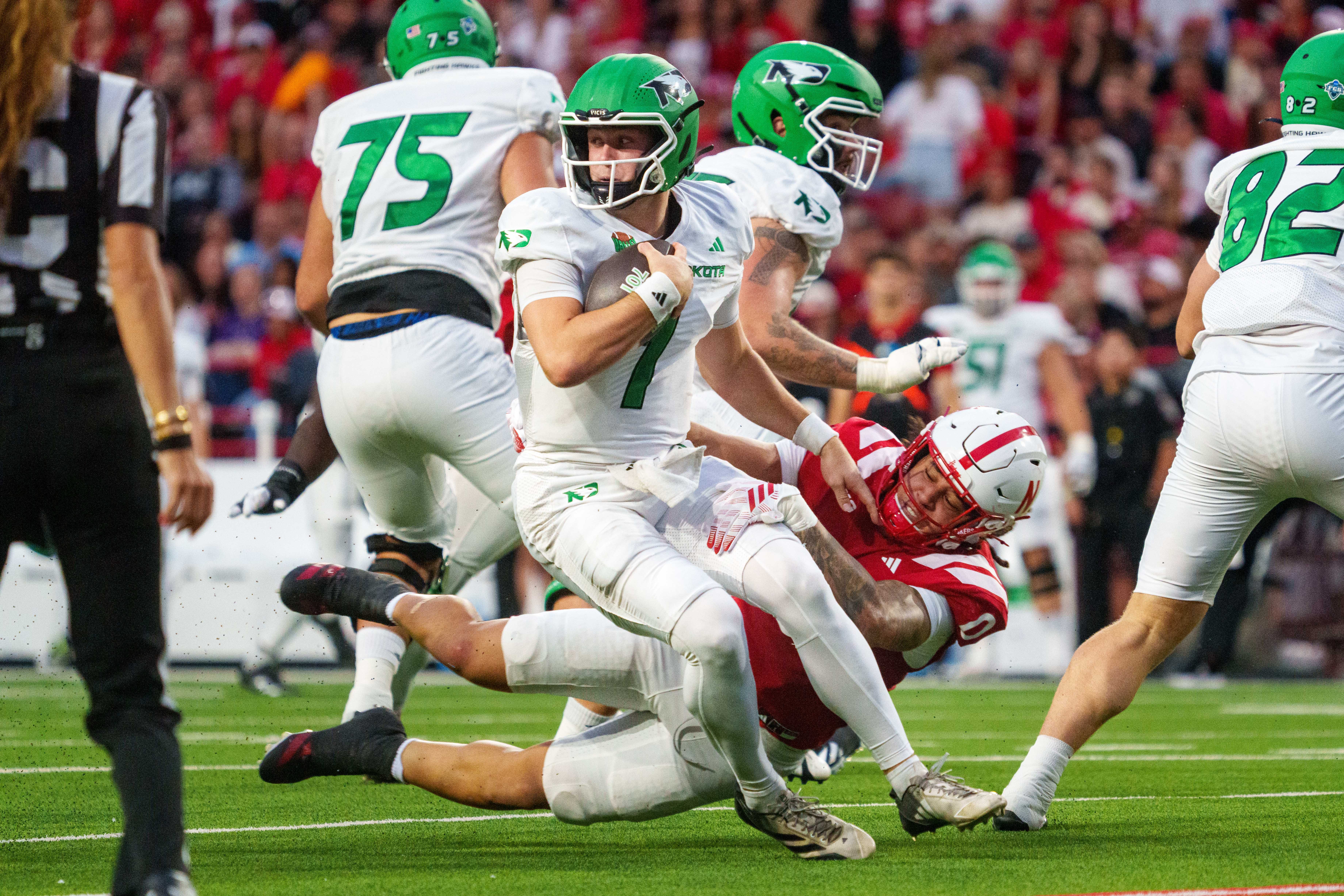 Two Nebraska football stars selected to midseason All-American team