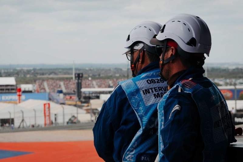 2026 U.S. Grand Prix race marshals | Photo by Amber Heckler