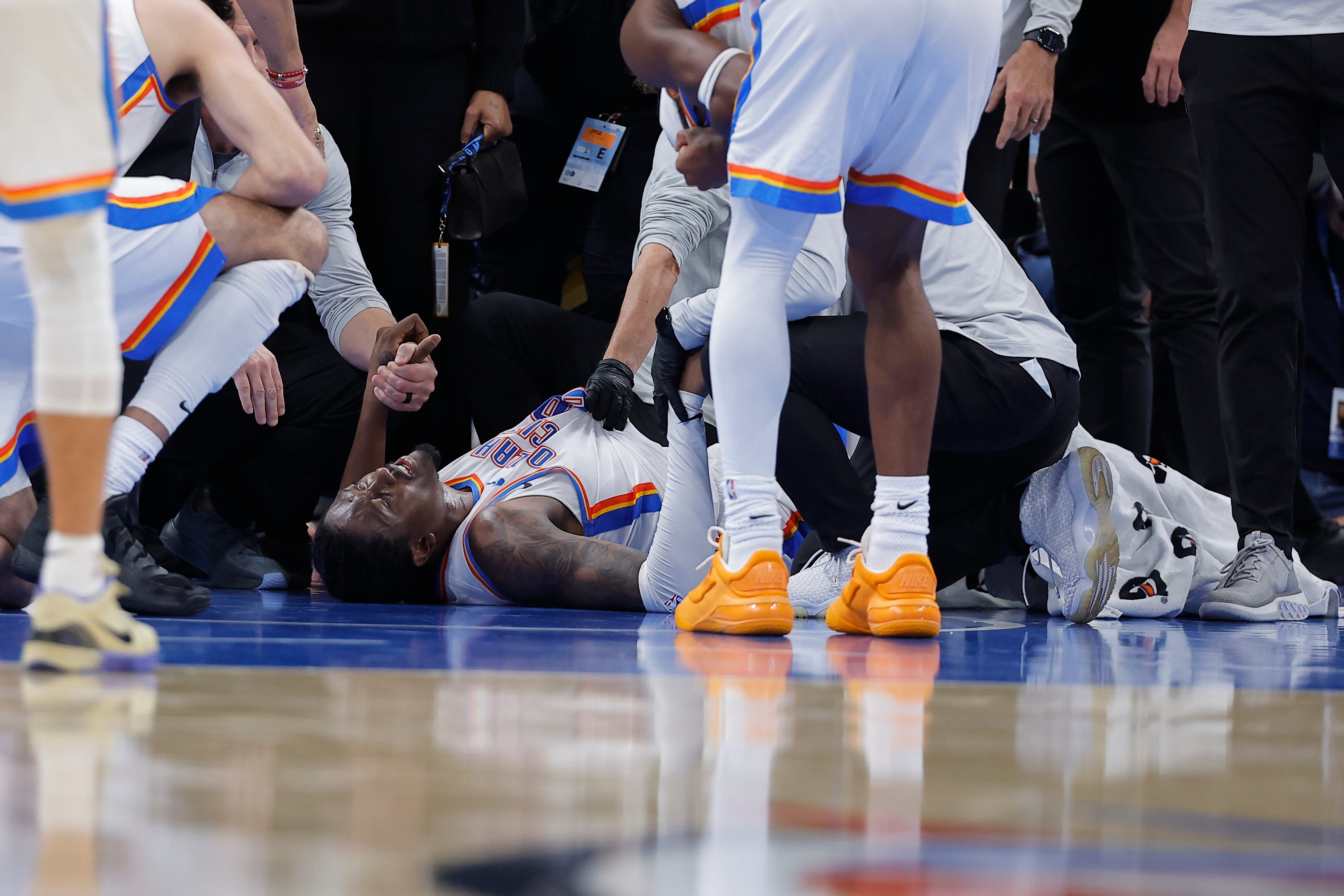 Oct 25, 2026; Oklahoma City, Oklahoma, USA;  during the second half at Paycom Center. Mandatory Credit: Alonzo Adams-Imagn Images