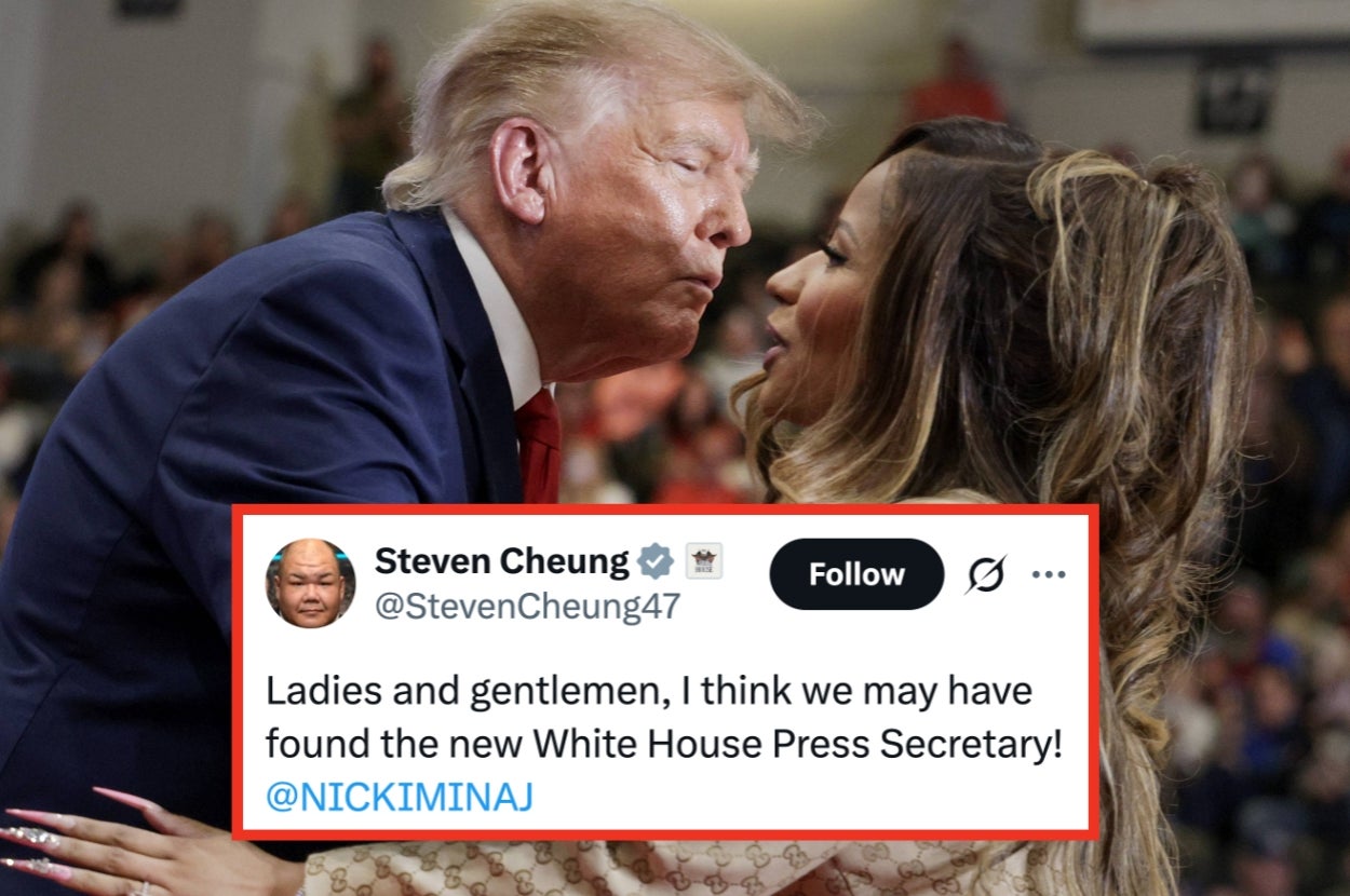 Trump Complimented Nicki Minaj's Assets As Press Secretary Rumors Swirl
