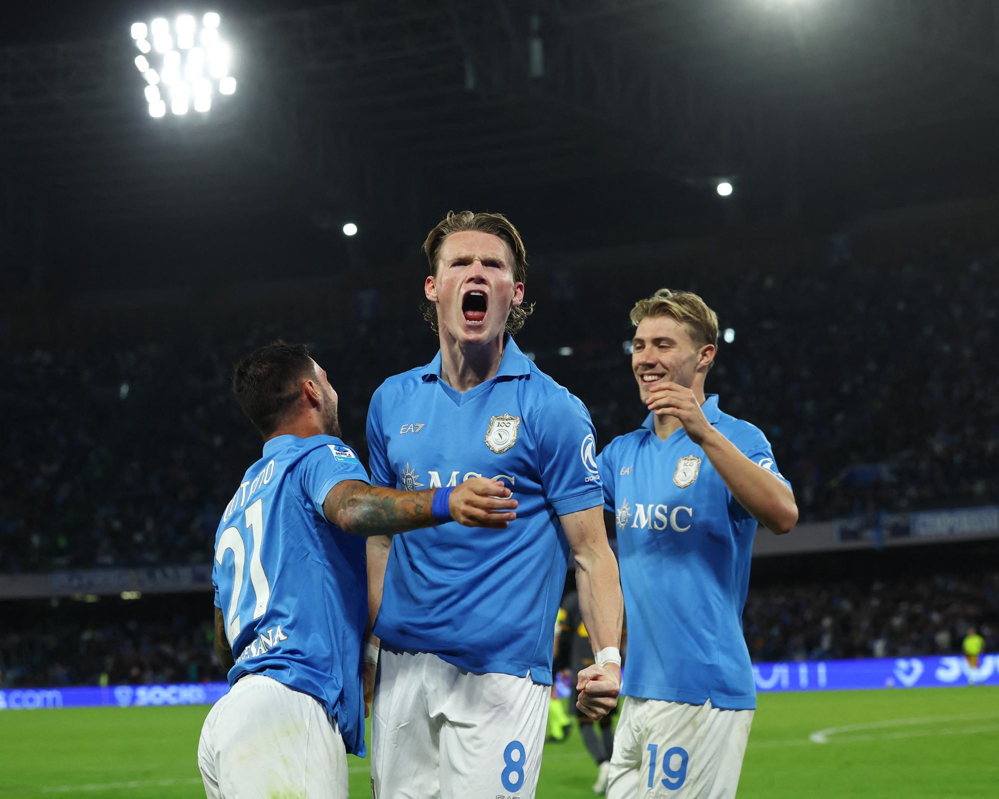 McTominay stars in Napoli draw that leaves Allegri ‘not lucid enough' to talk