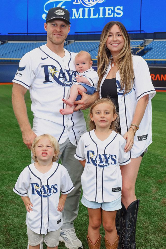Taylor and Hallie Walls with their children in 2026Credit: Hallie Walls/Instagram
