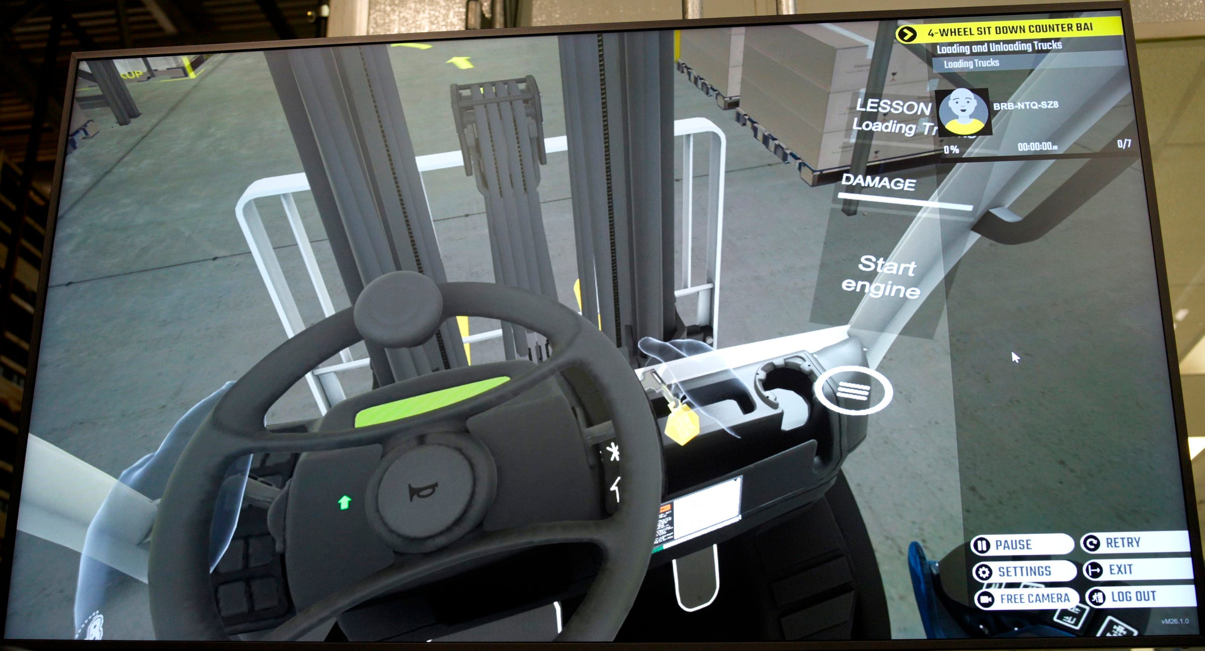 Track Level Fork Stellantis uses this virtual reality tech to train forklift drivers - AOL