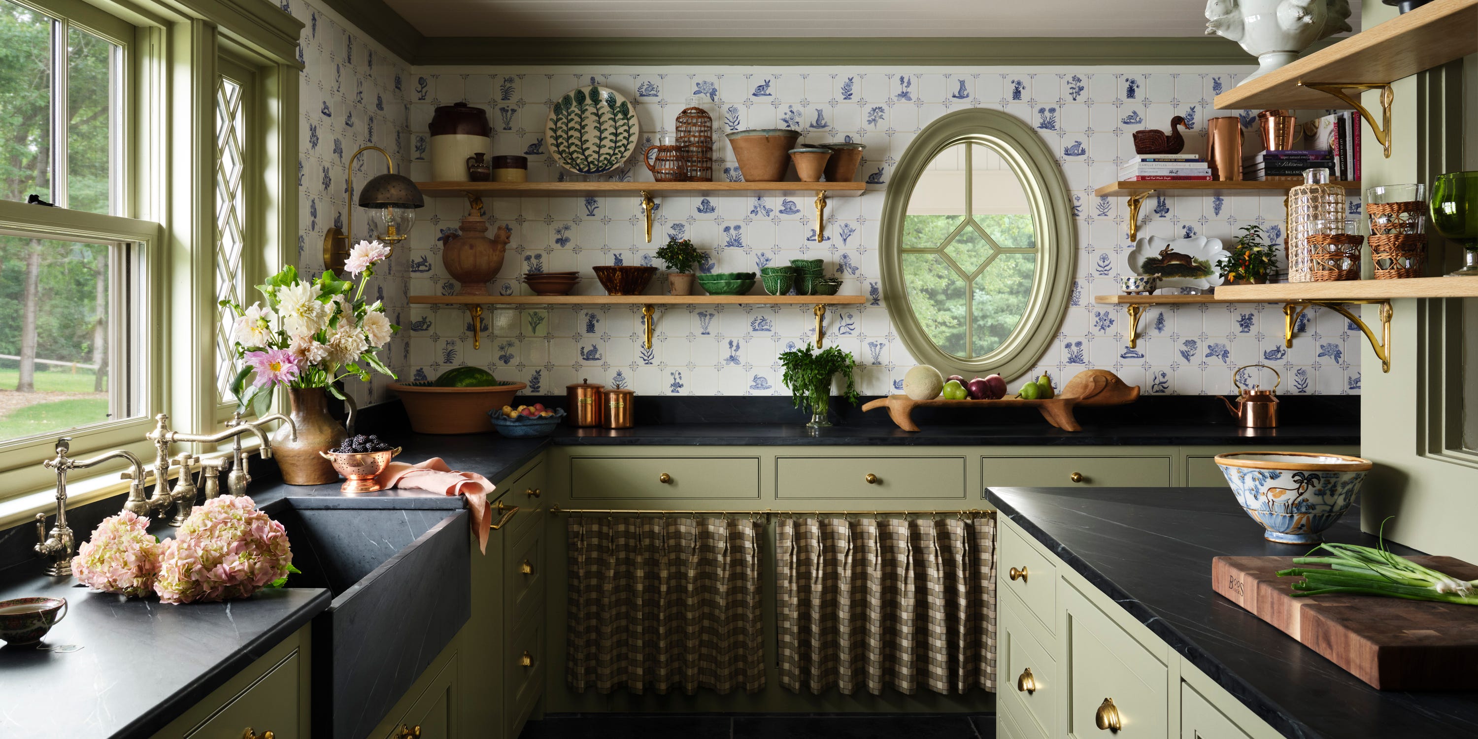 Vegeyable Background Vegetable Wallpaper and Animal-Clad Handmade Tiles Add Playful Charm to ...