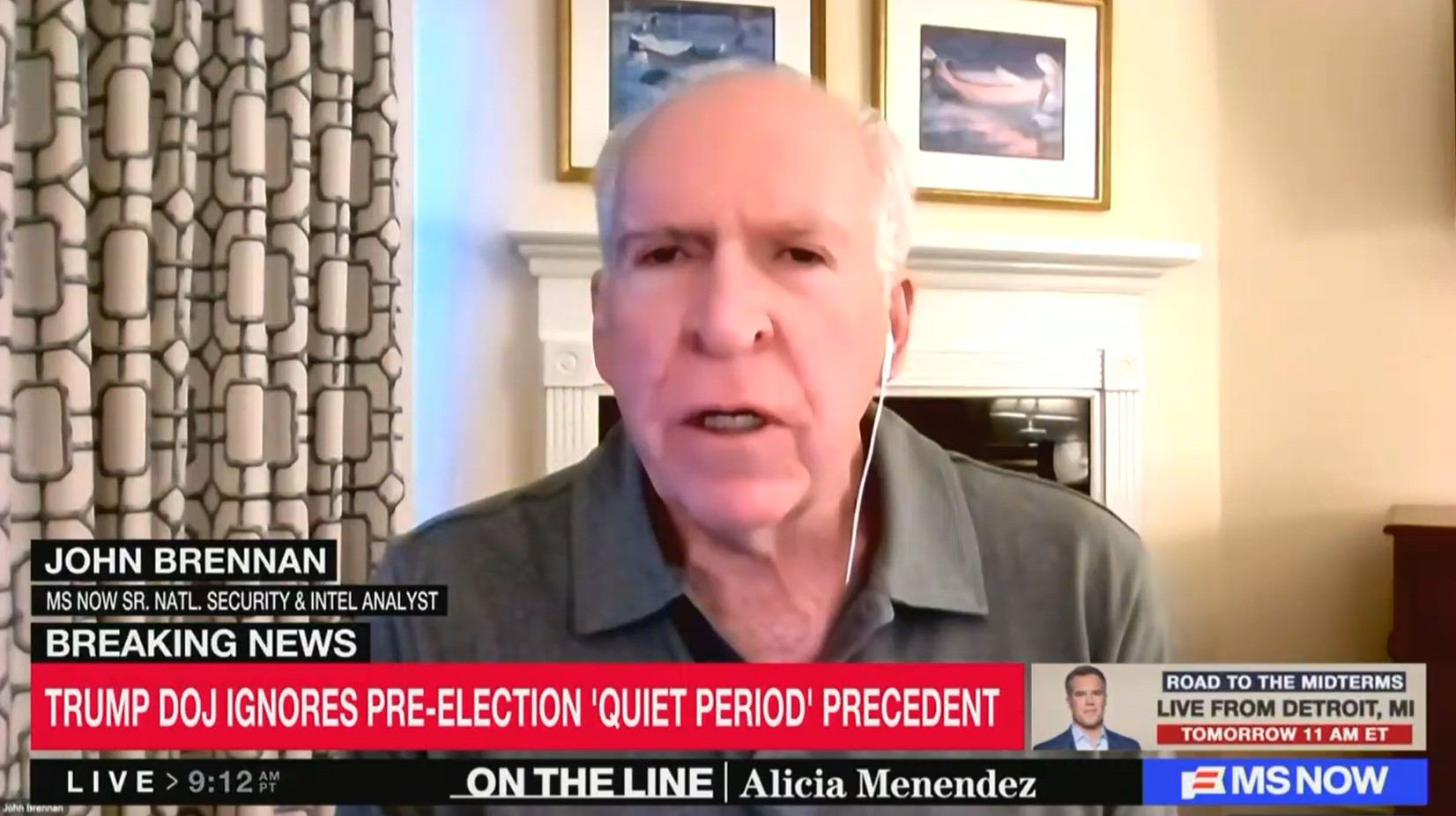 John Brennan Frets Trump Will Use ‘Tremendous Authorities' to Meddle in Midterms With ‘Devious' Todd Blanche