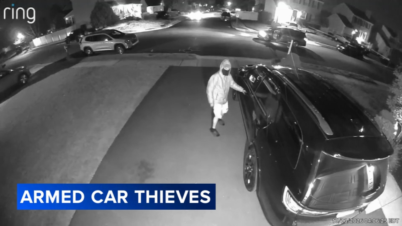 Gunfire erupts during vehicle thefts in Bucks County neighborhood