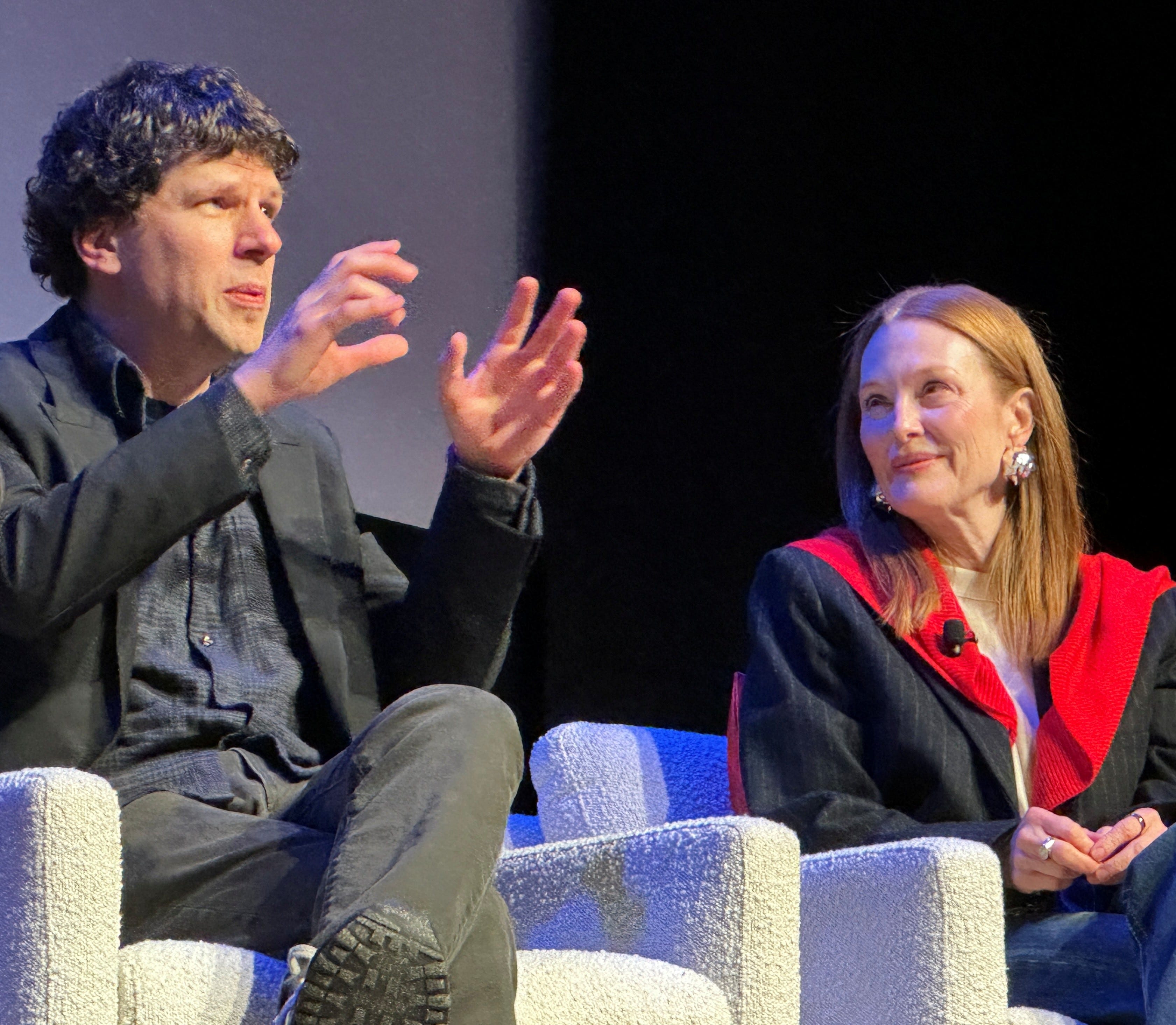 NJ theater scene inspired Eisenberg's 'The Debut' with Moore, Giamatti