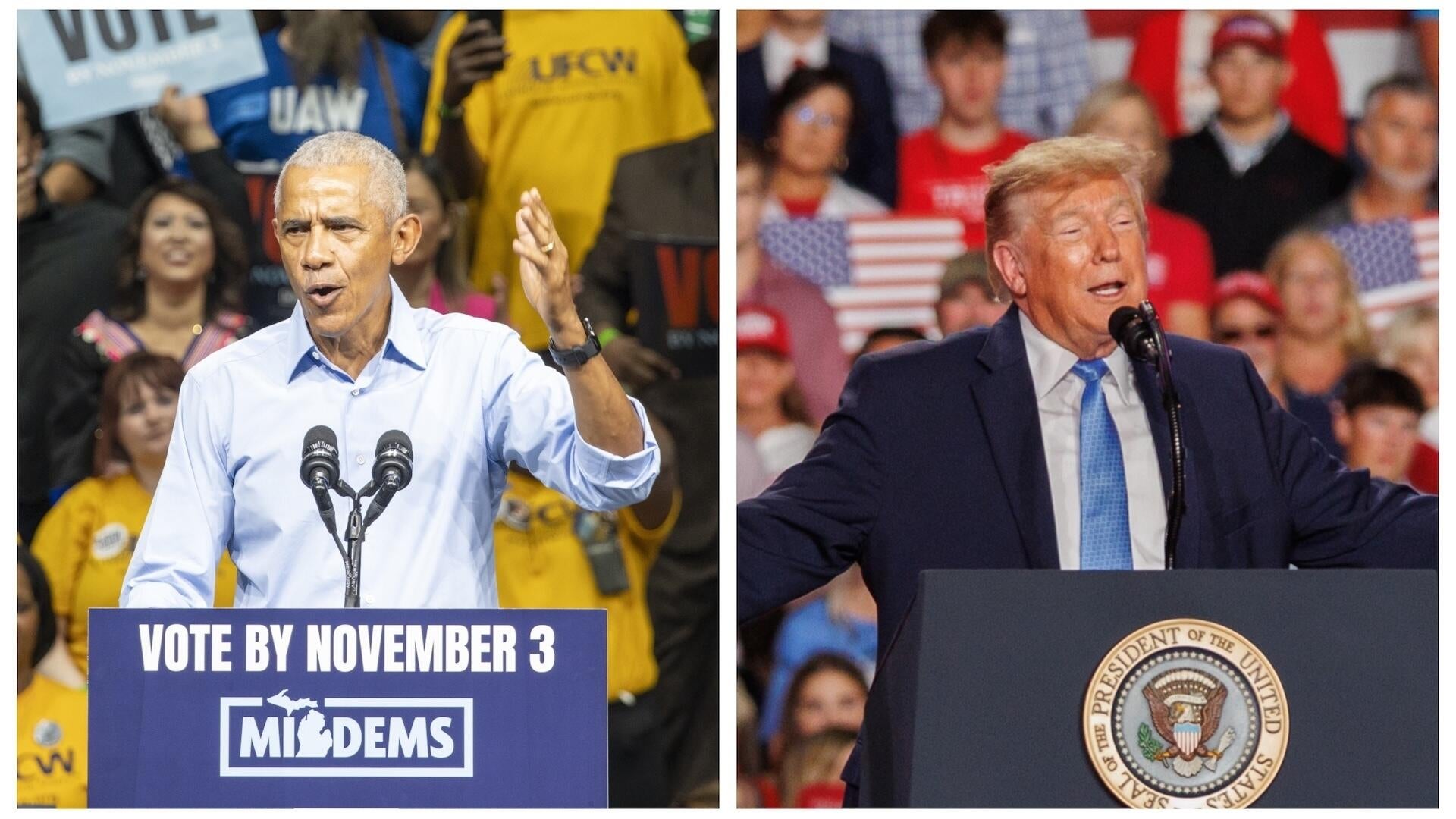 Trump says Obama 