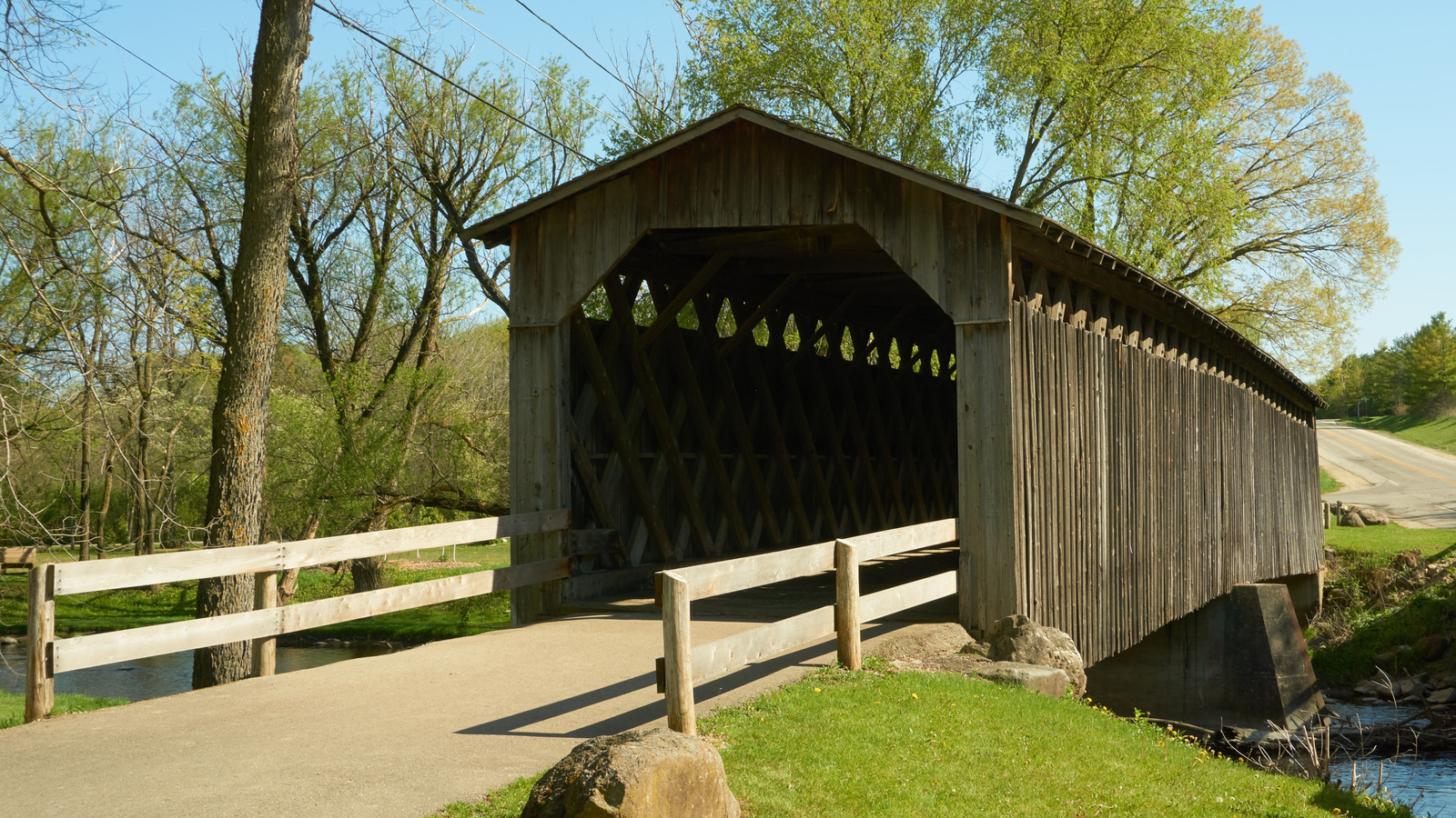 Under An Hour From Milwaukee Is Wisconsin's Historic Park With A Covered Bridge, Fishing, And Paddling