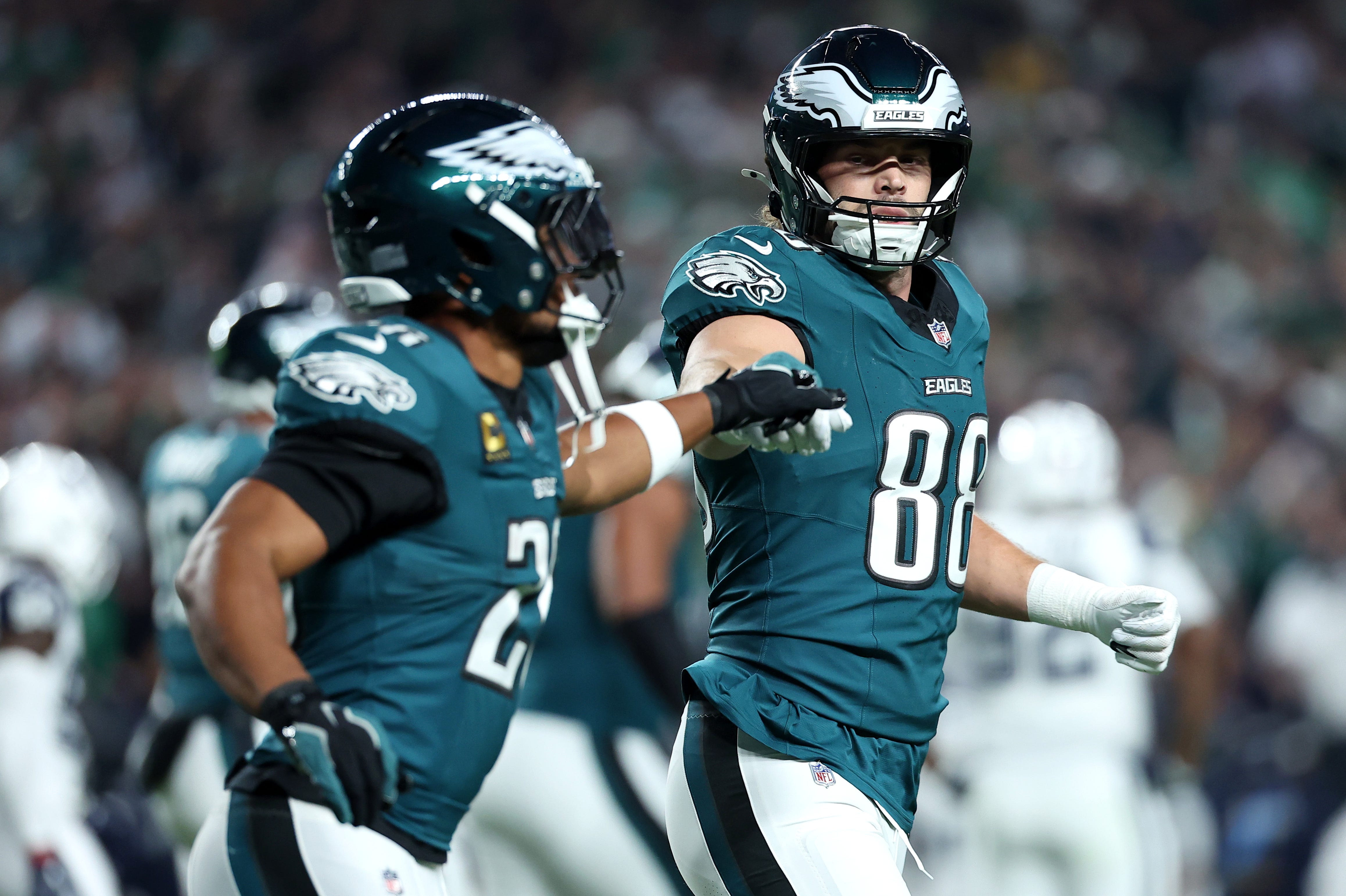 Five receptions for Dallas Goedert - AOL