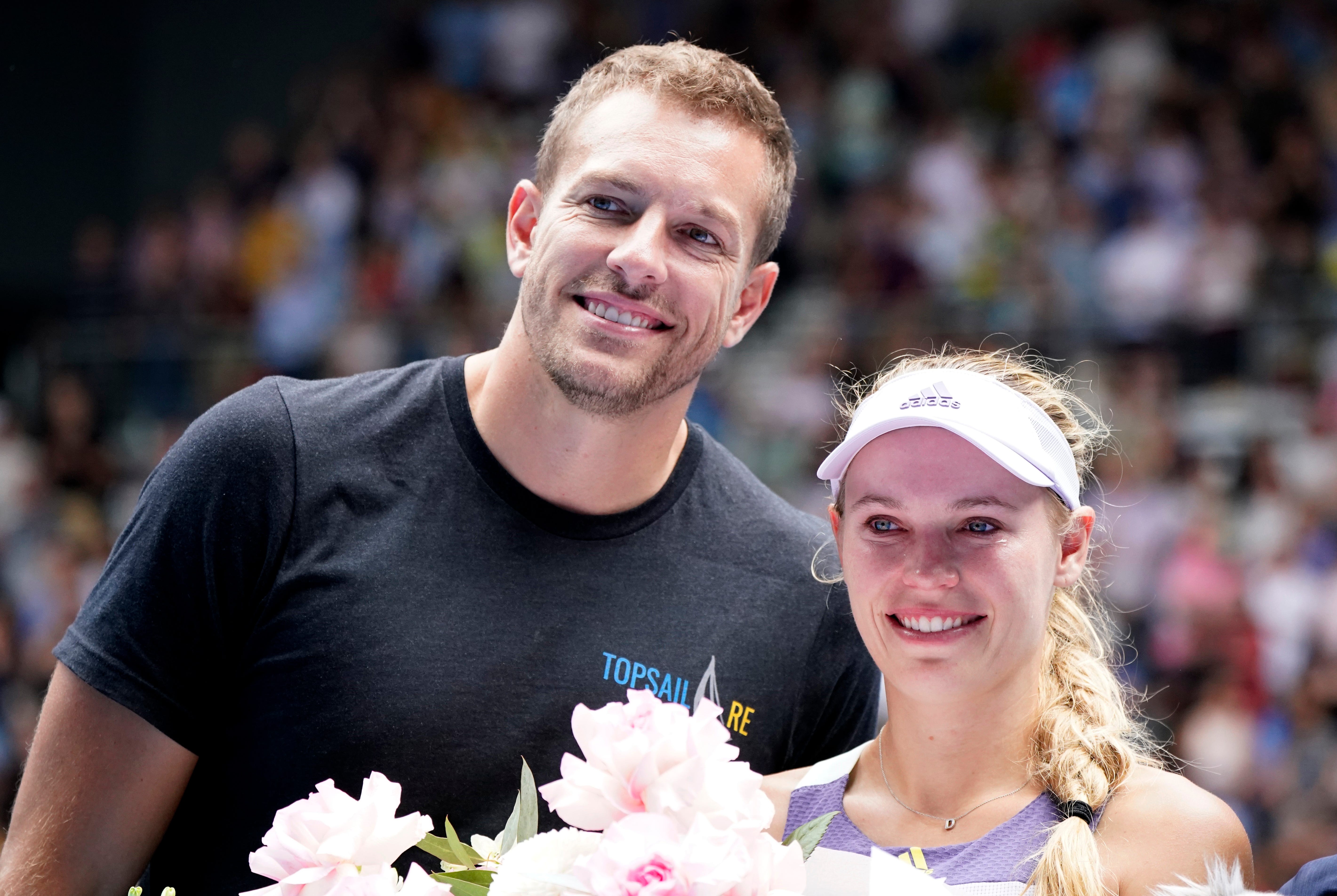 Caroline Wozniacki, ex-NBA player don Taylor Swift and Travis Kelce ...