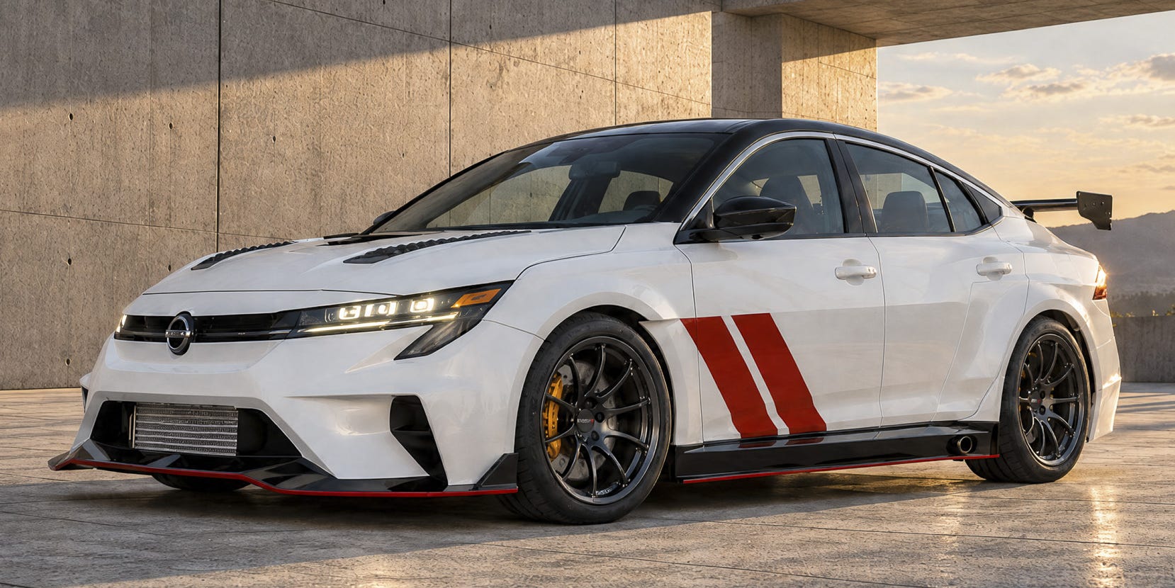 Nissan Honors the Sentra SE-R With a 300-HP SEMA Concept Packing a 6-Speed Manual
