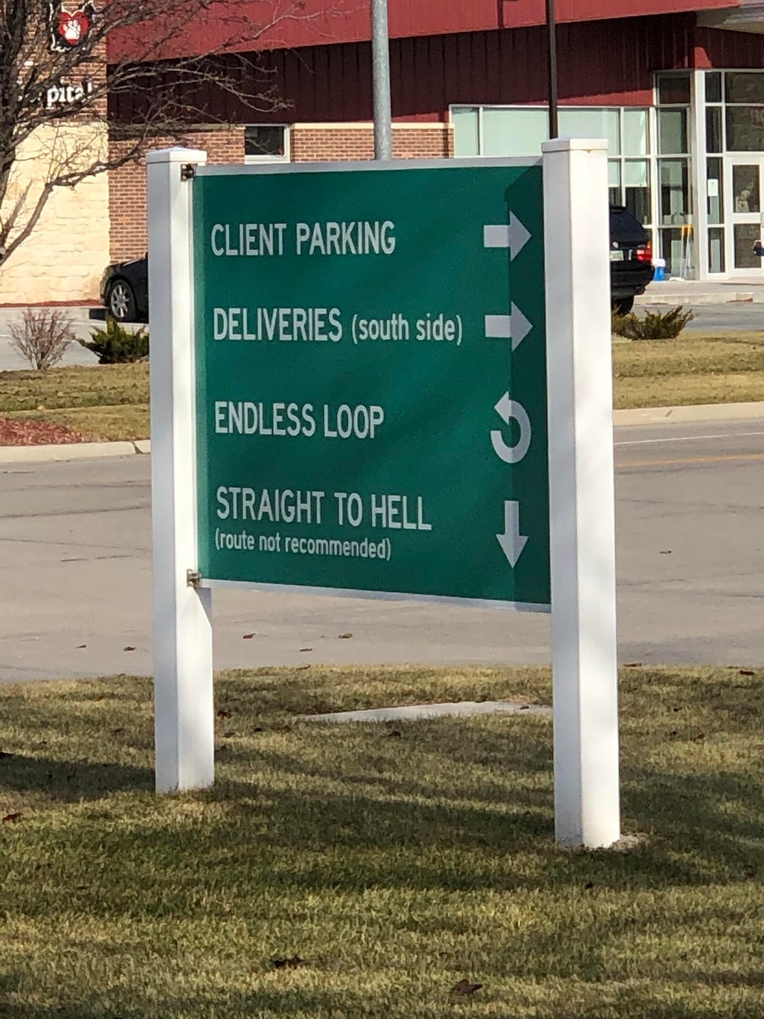 Funner Image Direction Sign Here They Are, The 100 Funniest Signs I've Ever Seen - AOL