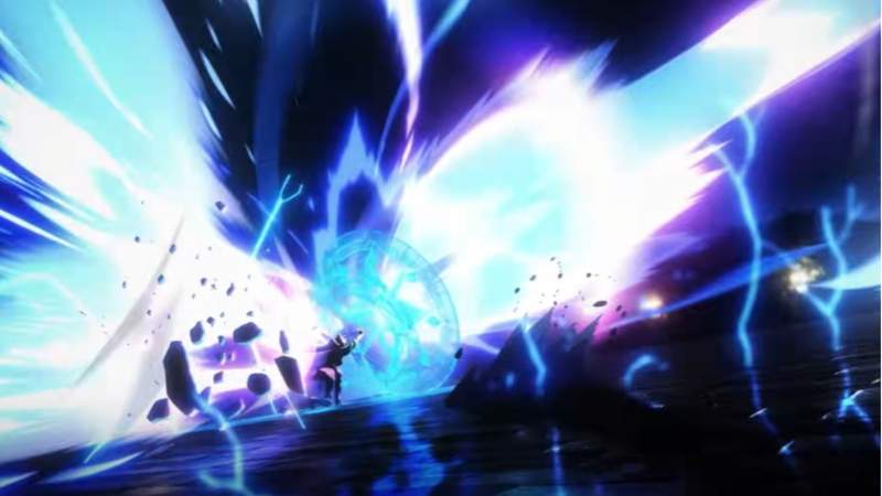 Still image of an action sequence - Source: Studio Ufotable