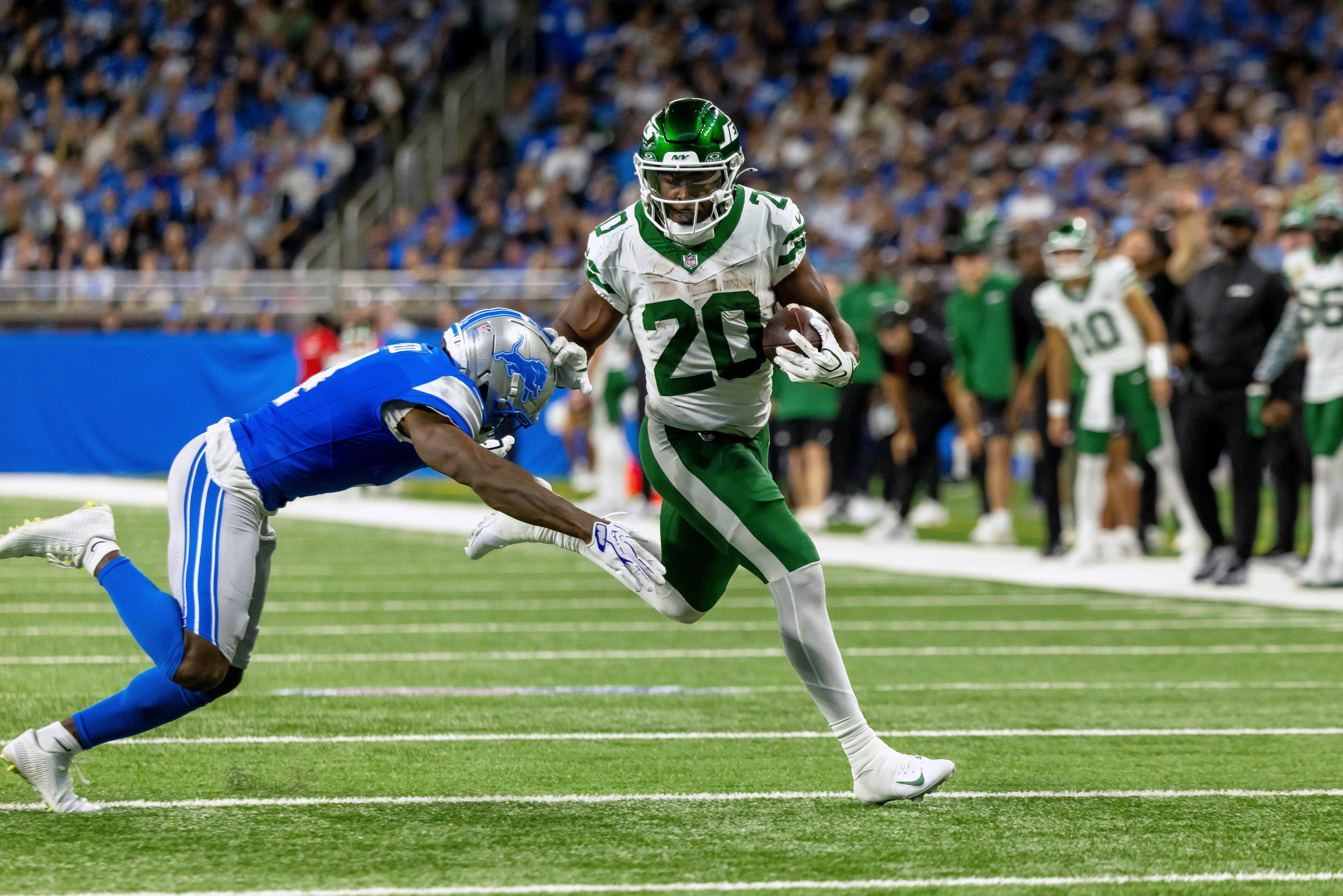 Breece Hall limited in practice on Wednesday - AOL