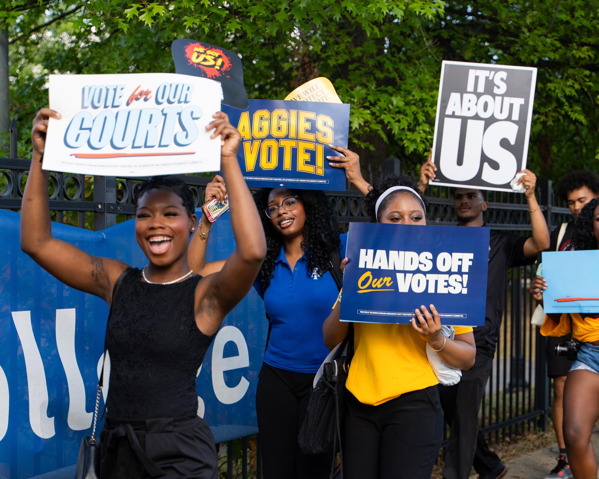 Vote Science US lawmakers closed their on-campus voting sites. HBCU students marched ...