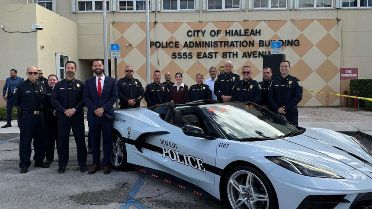 Seized Corvette Joins Florida Police Force’s New Campaign Against Aggressive Driving