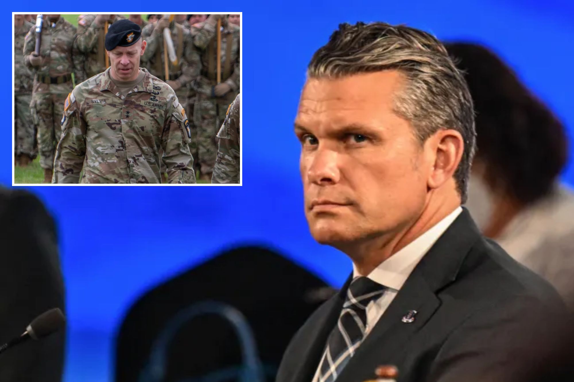 Trump says fired general accused of leaks is ‘going to have big problems’