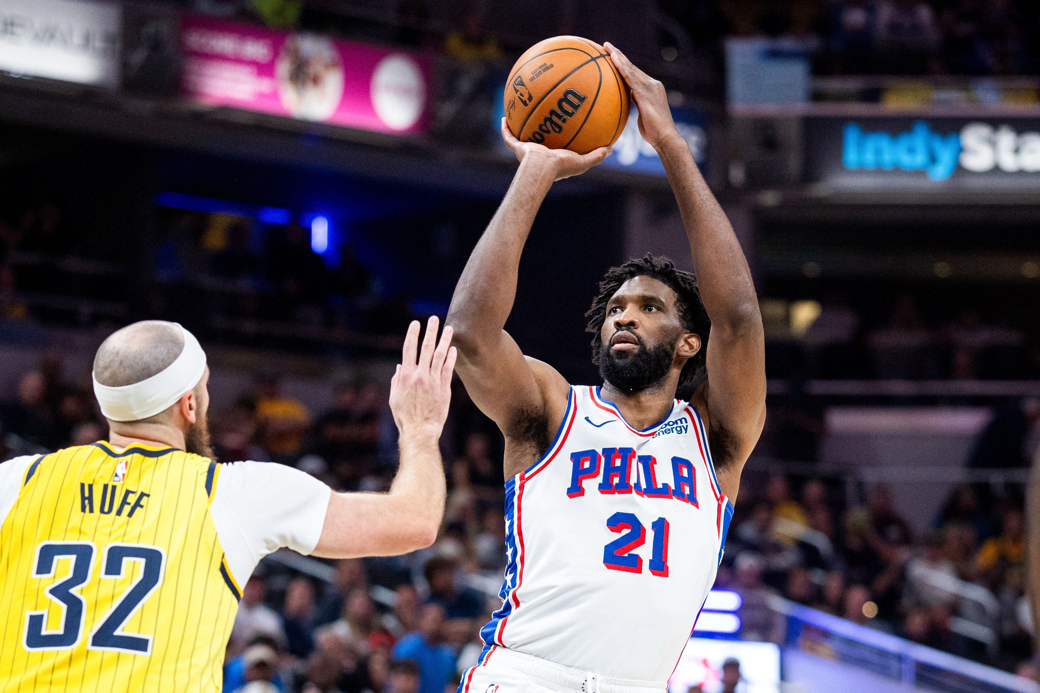 Sixers' Joel Embiid talks playing large amount of minutes vs. Pacers