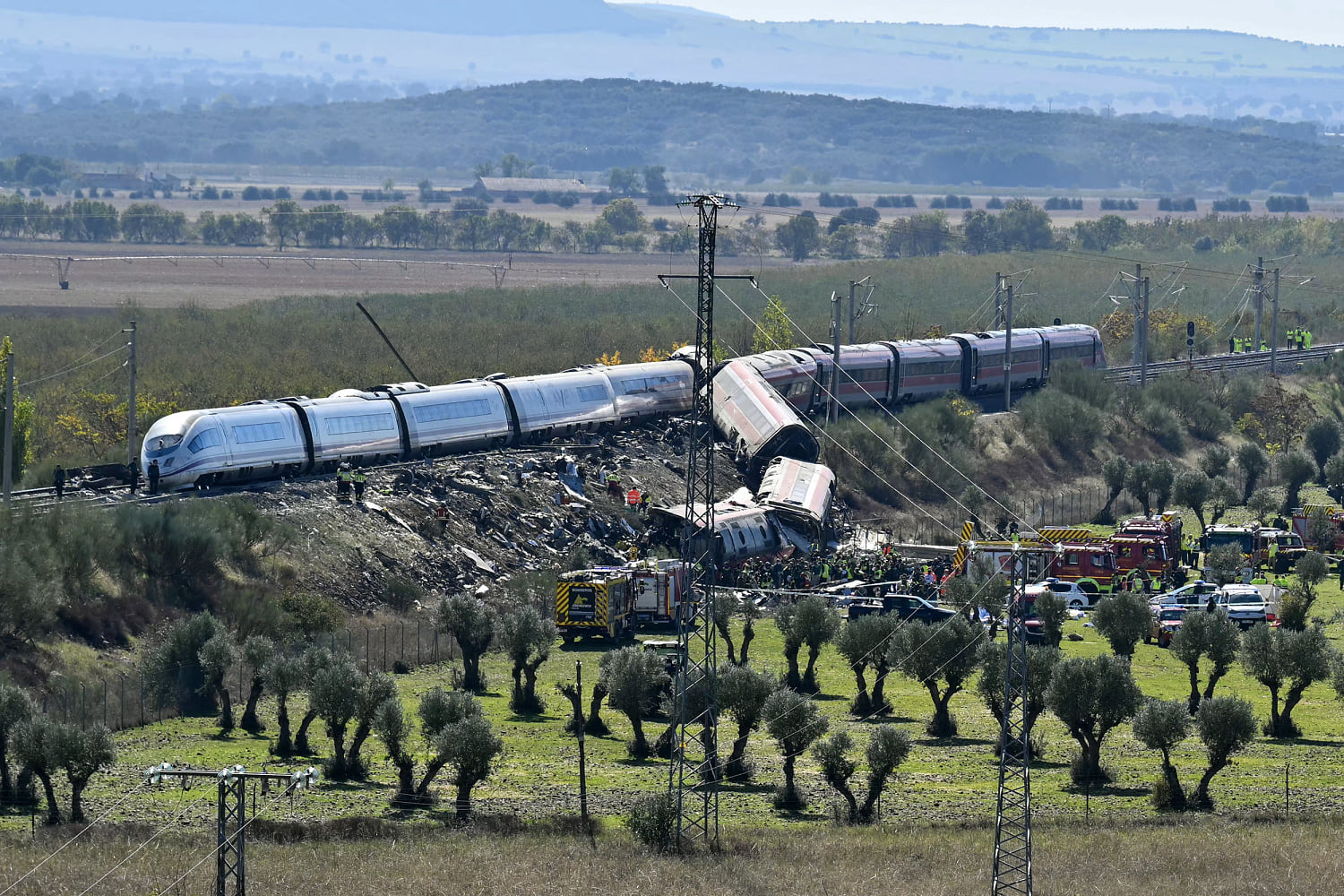 Protests erupt in Spain after train crash kills dozens - AOL
