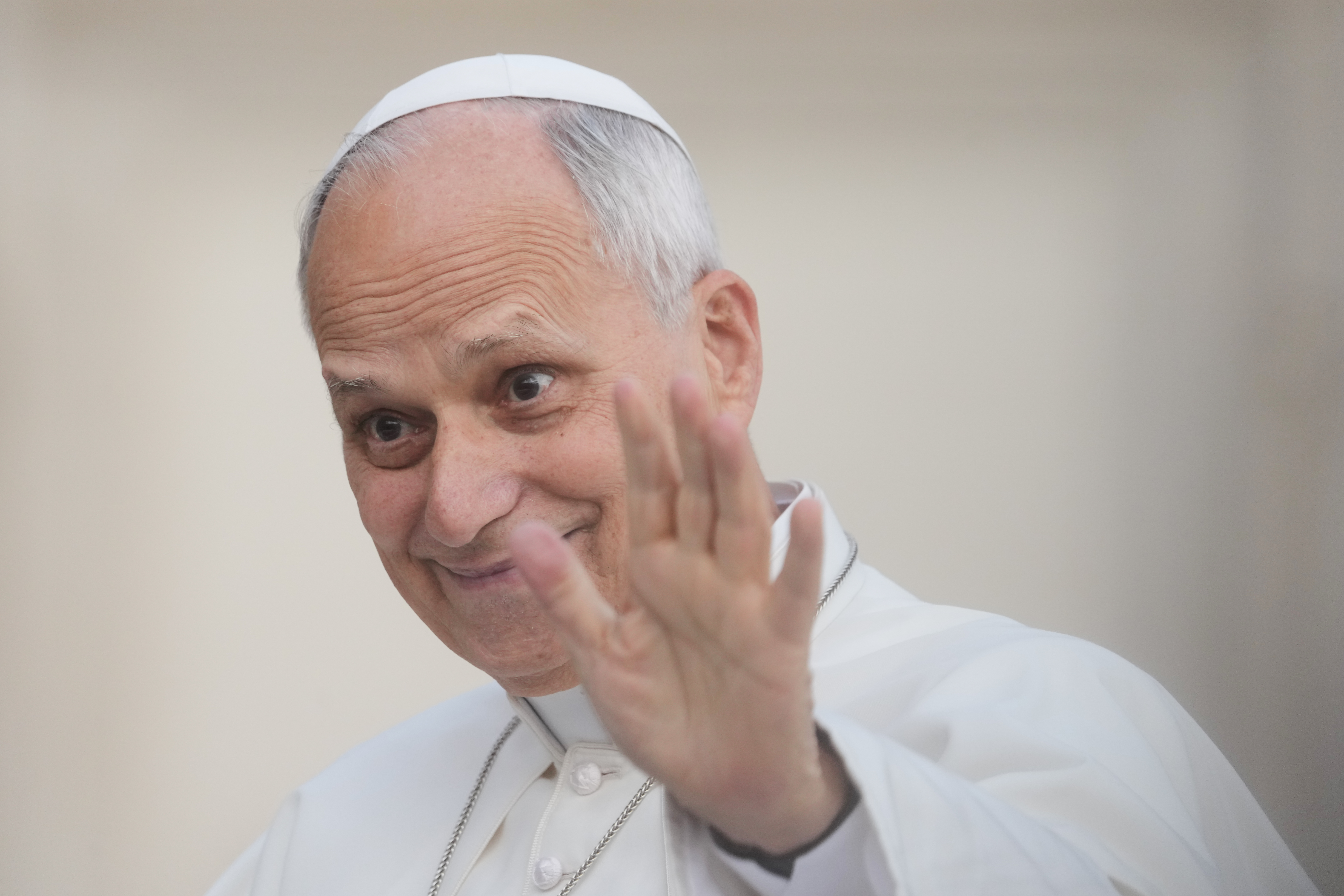 Pope's Back Pope Leo XIV has become the first pope in history to vote in a US ...